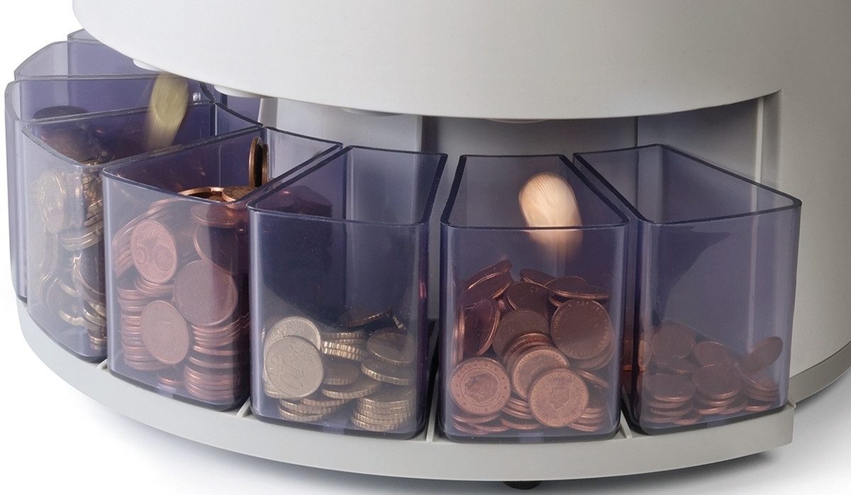 SAFESCAN Geldkassette Münzzähler/Sortierer 1250 EUR