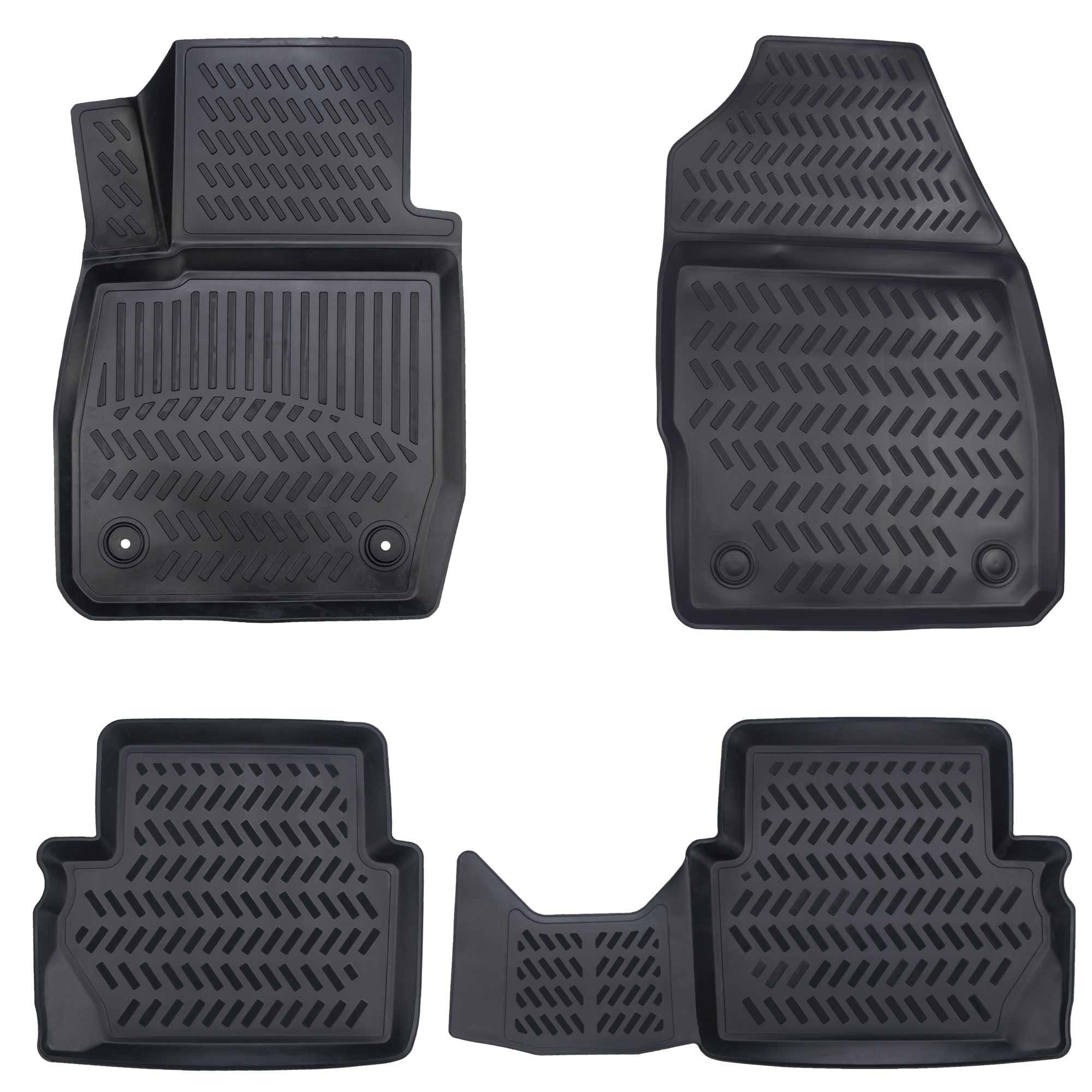 Auto-Fußmatten für FORD PUMA 2019-2025 [II] - 3D Gummimatten - Geruchlos