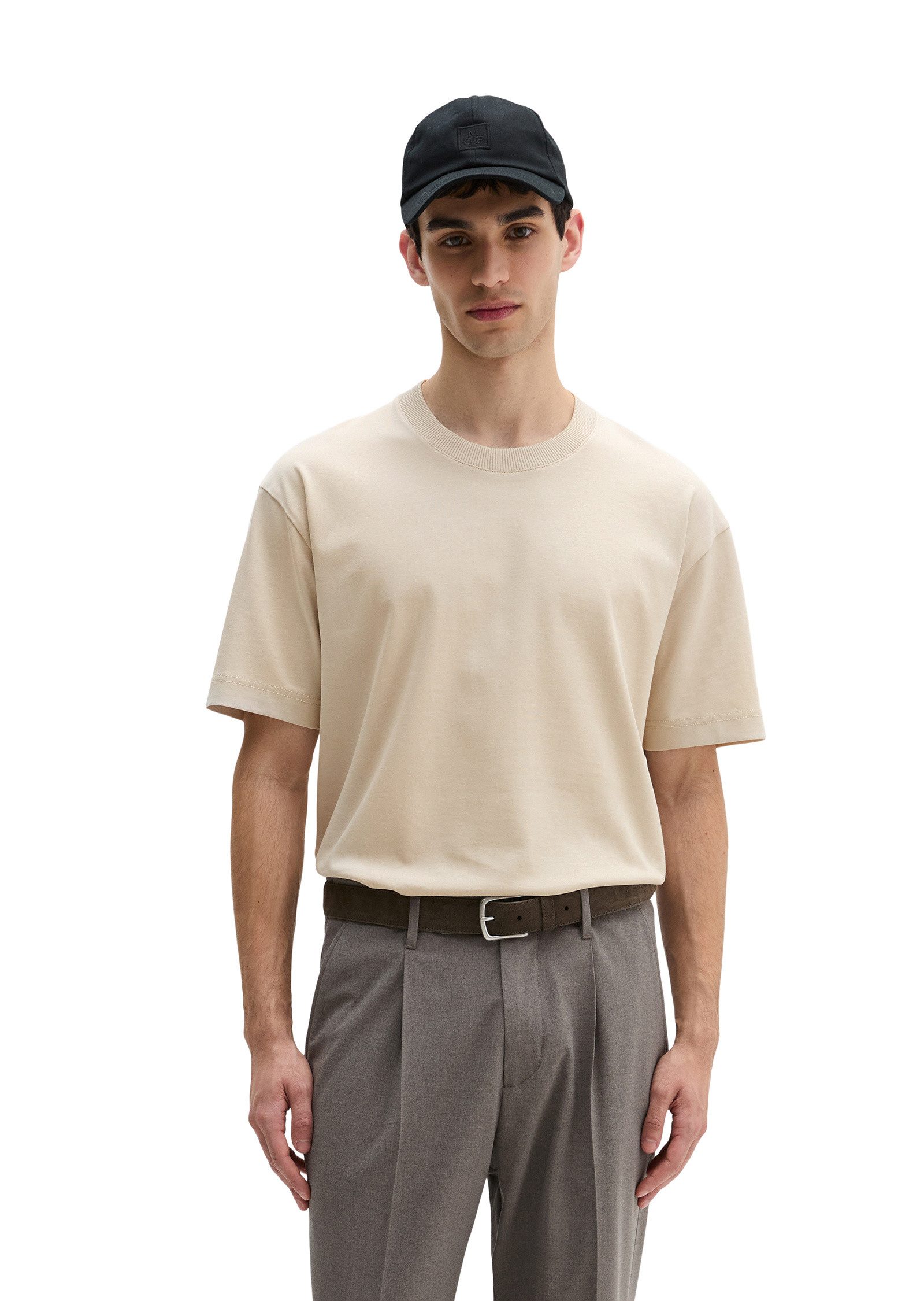 Marc O'Polo T-Shirt aus schwerem Bio-Baumwoll-Jersey günstig online kaufen