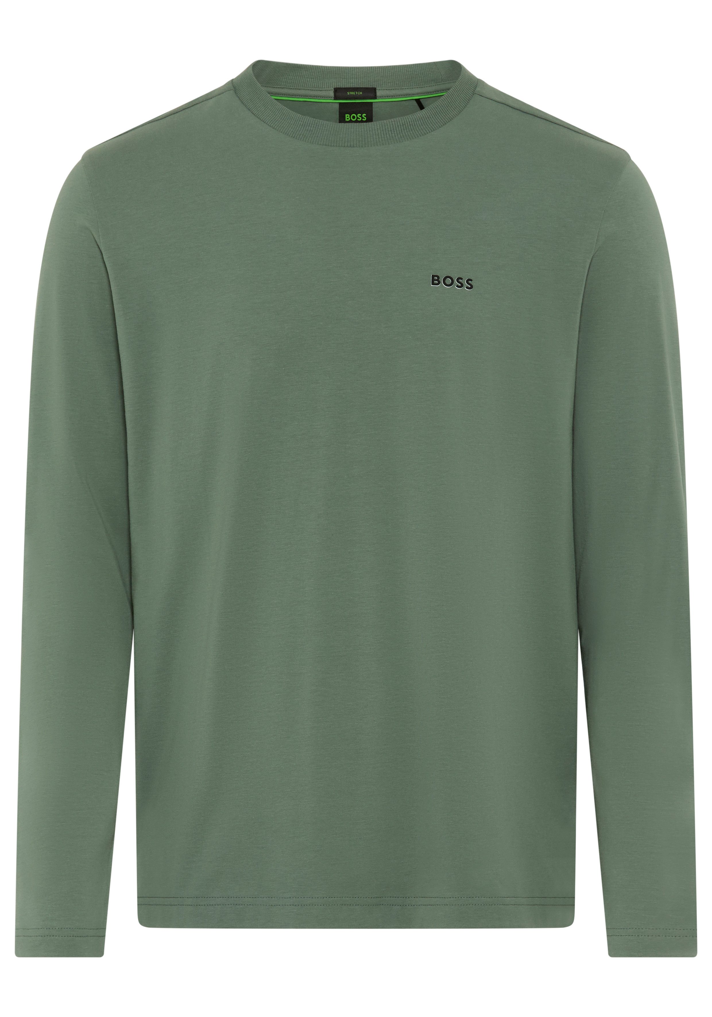 BOSS GREEN Langarmshirt Tee Long mit Rundhalsausschnitt günstig online kaufen