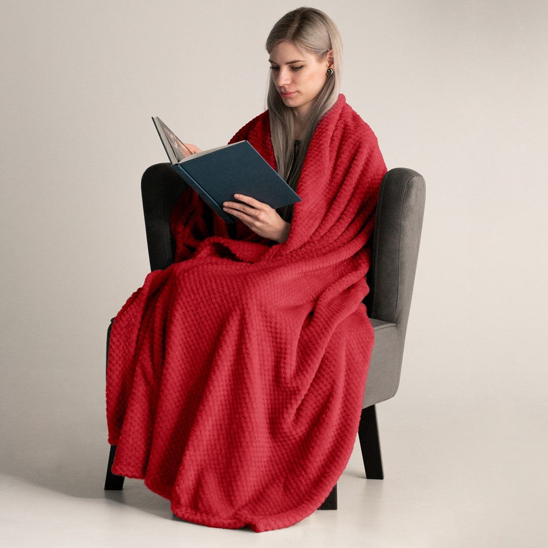 texpot Tagesdecke Kuscheldecke Fleece kuschelig weich