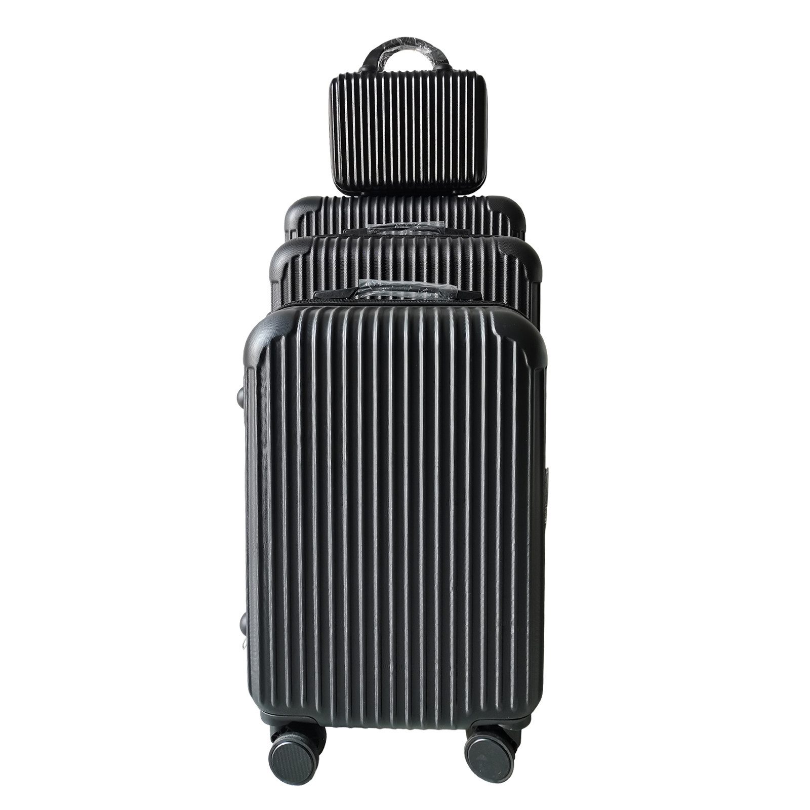 NTK-Collection Kofferset Kofferset Frenzi 4-teilig, 4 Rollen, (Set, 4 Koffer), Hartschalenkoffer mit Rollen Teleskopgriff Zahlenschloss