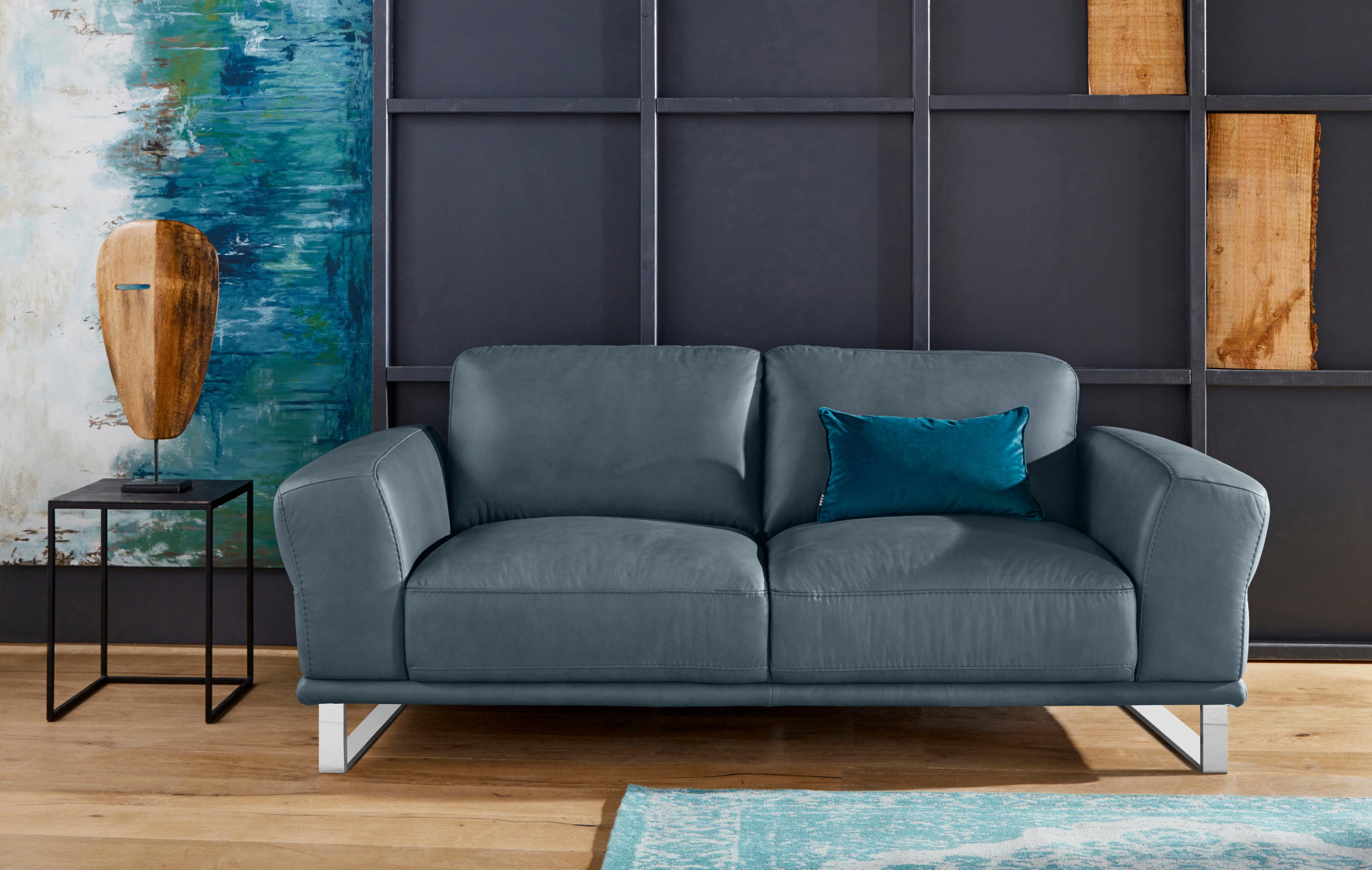 W.SCHILLIG 2-Sitzer montanaa, mit Metallkufen in Silber matt, Breite 192 cm