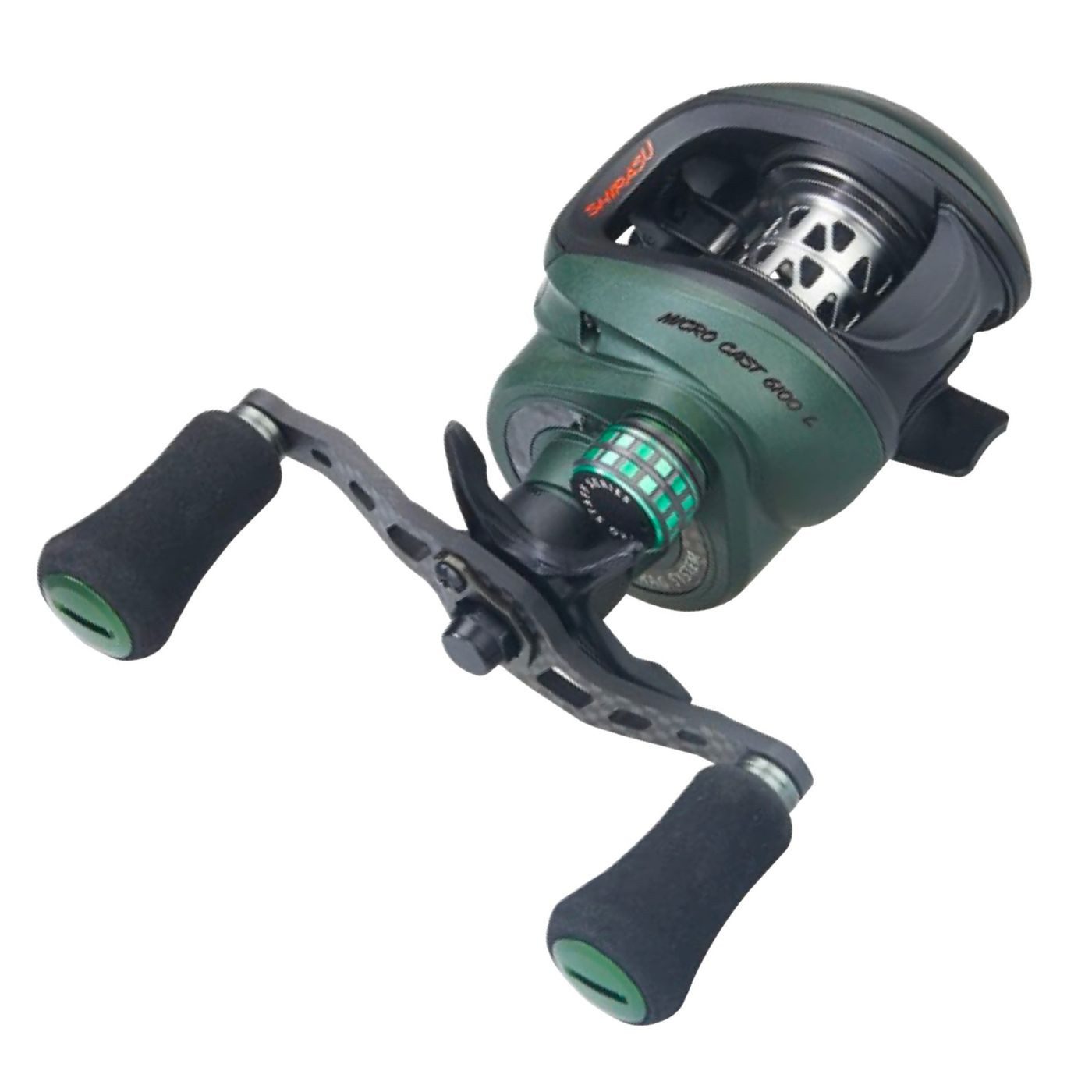 Balzer Baitcastrolle Balzer Shirasu Micro Cast 6100 L - Linkshand Baitcaster)