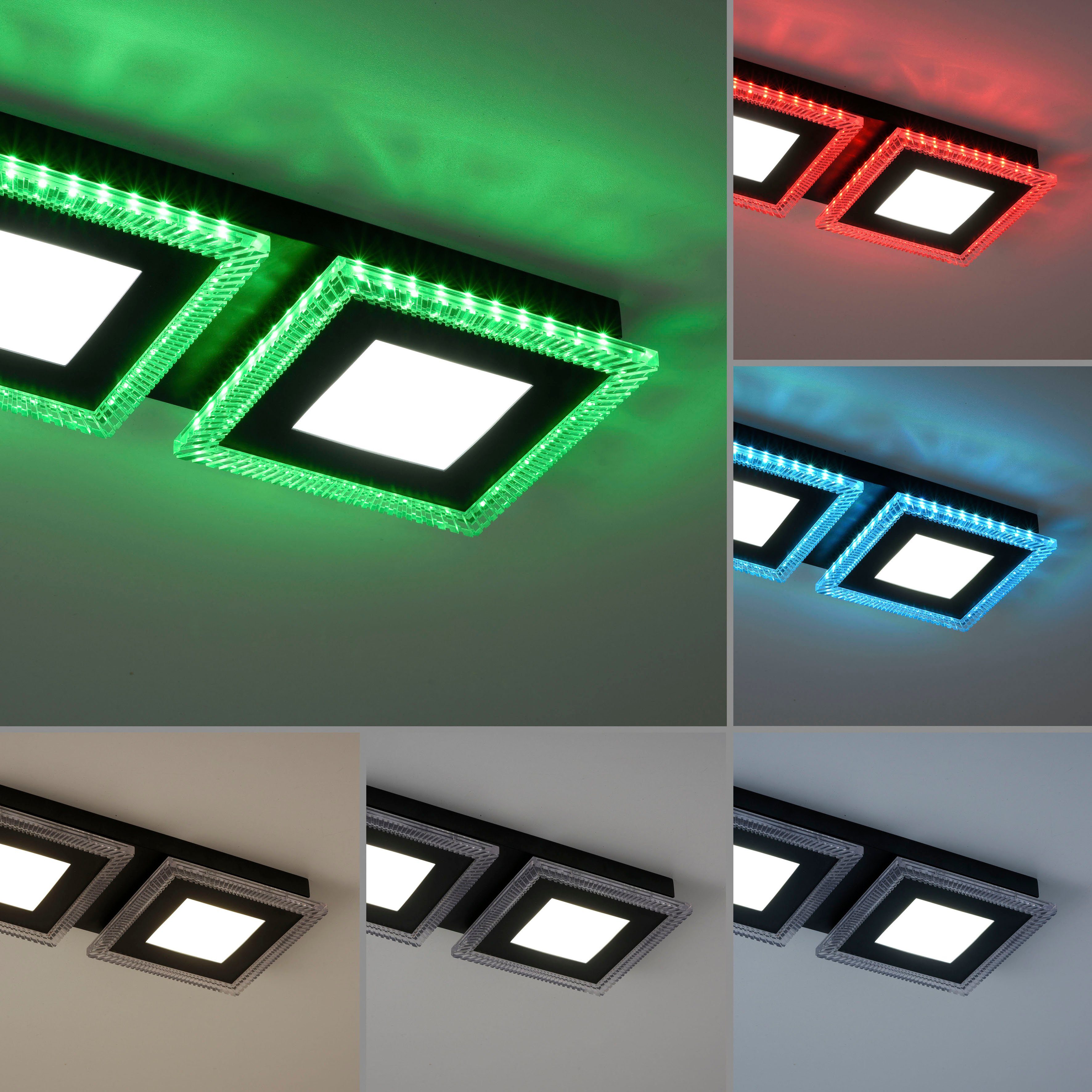 Leuchten Direkt LED Deckenleuchte - fest warmweiß LED kaltweiß integriert, ACRI