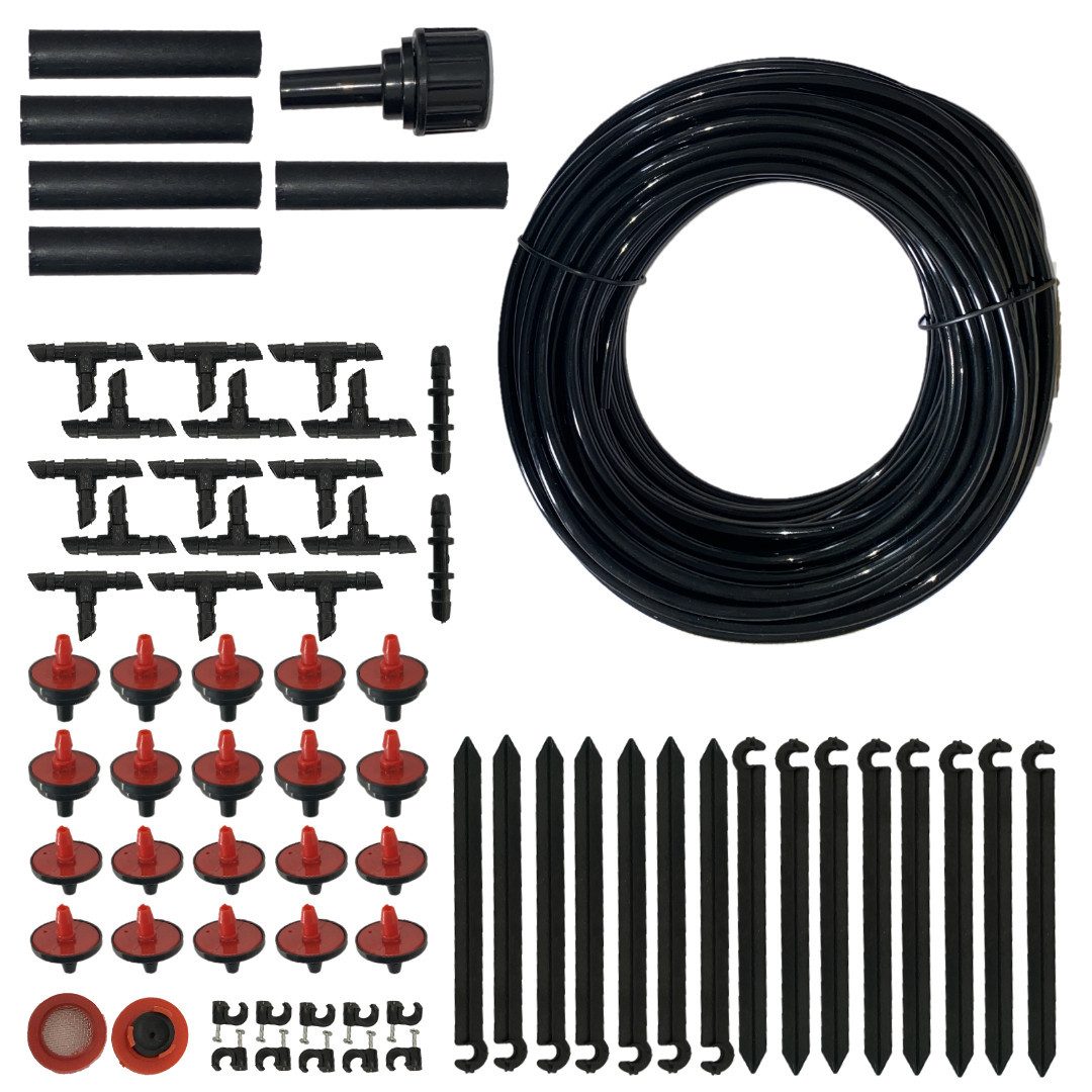 Garden Pleasure Bewässerungssystem Pflanzenbewässerungsset 71-teilig mit 23m Schlauch, Tropfbewässerung