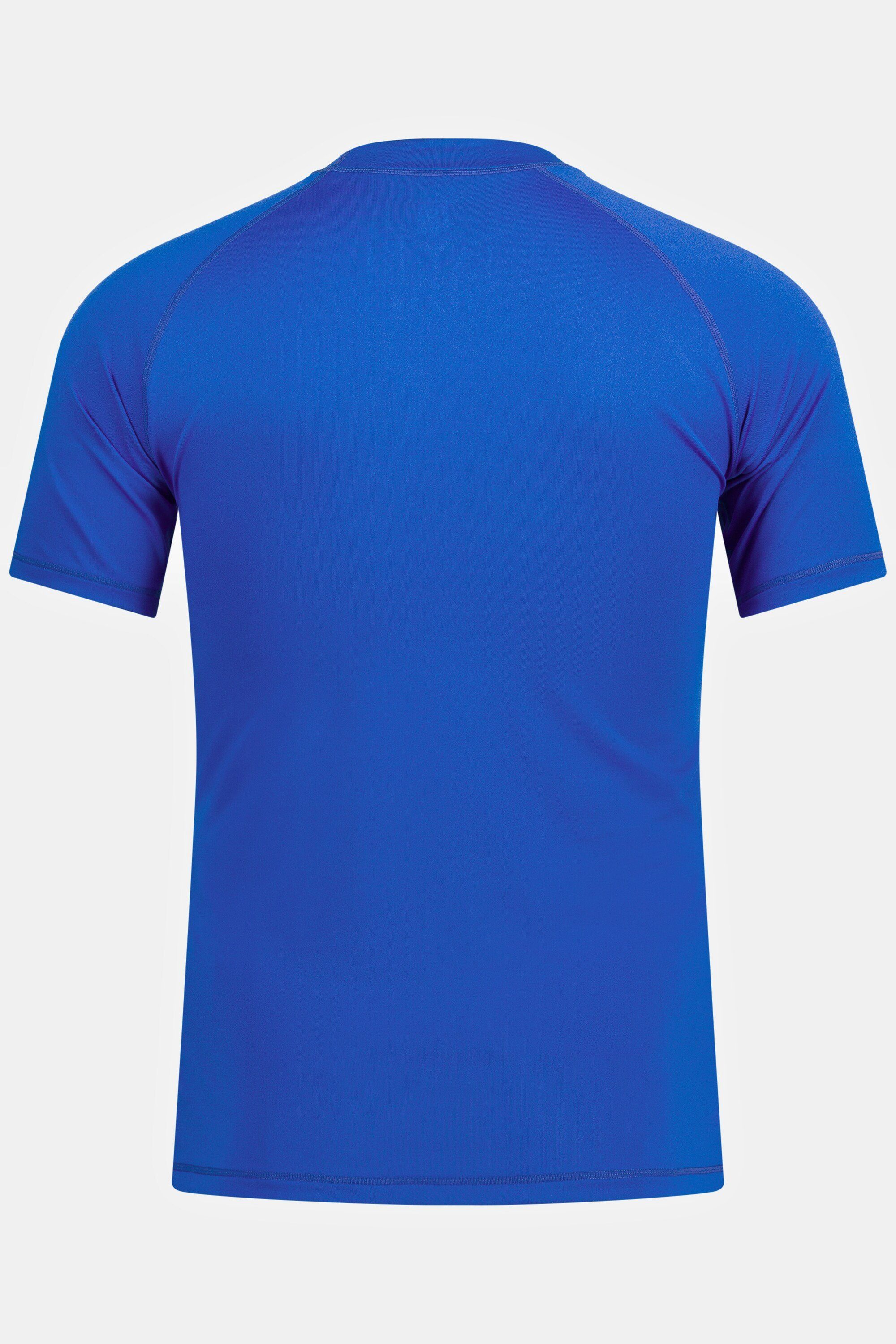 Halbarm JP1880 T-Shirt Schwimmshirt Stehkragen UV-Schutz blau