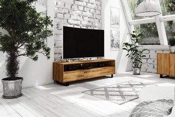 byoak TV-Schrank STEEL aus Massivholz, Naturgeölt