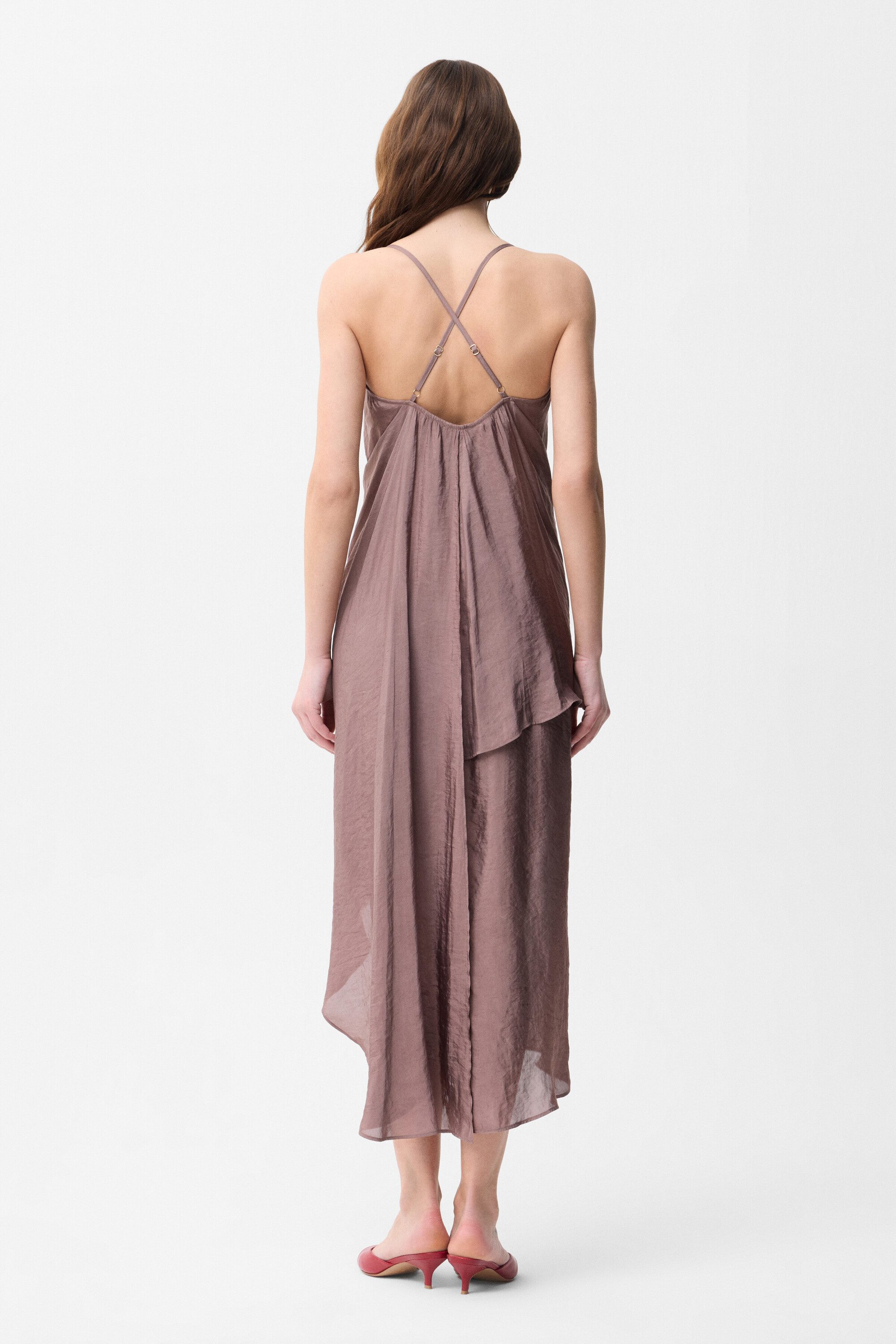 adL Cocktailkleid Trägerkleid mit Rückendetail