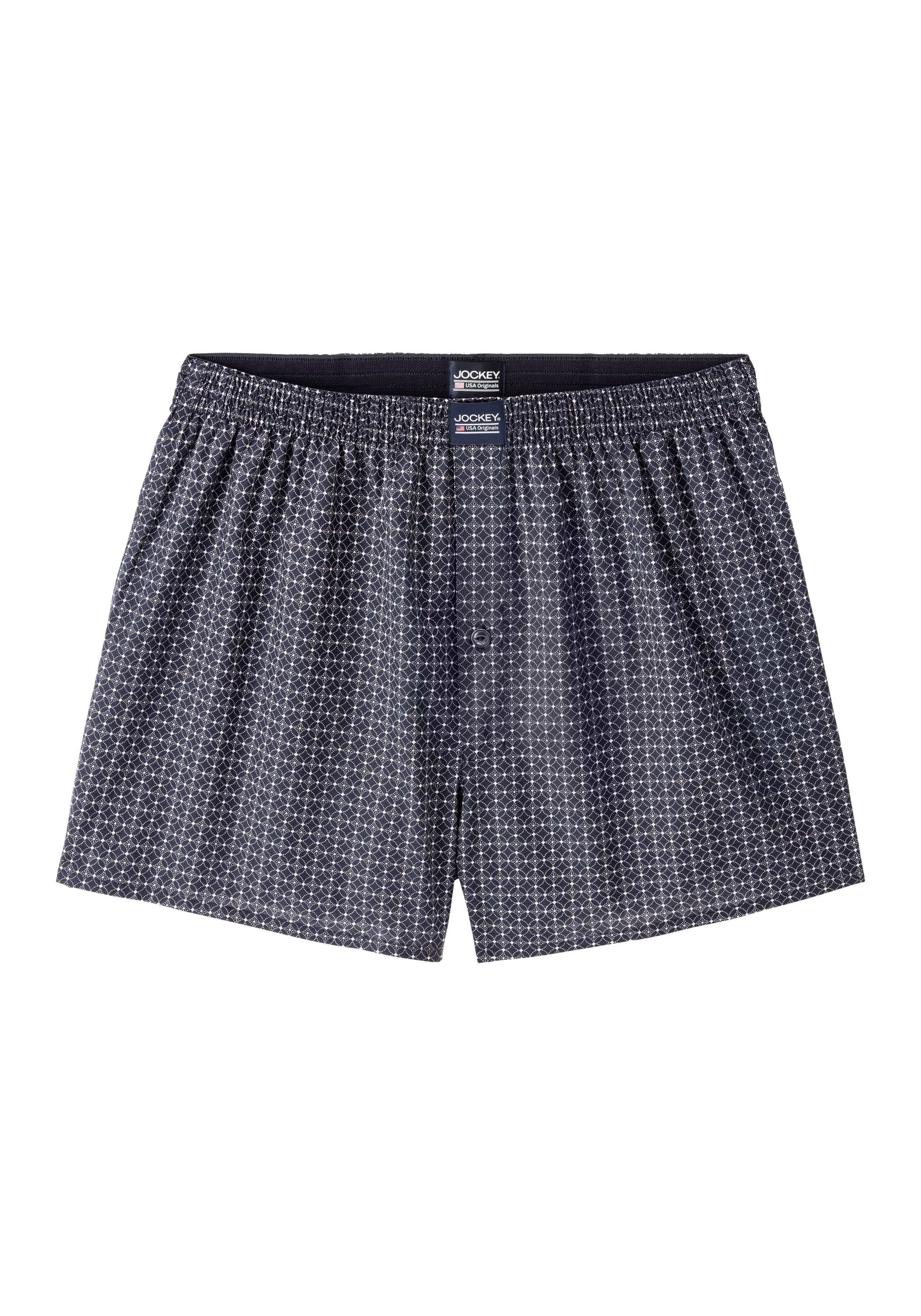 Jockey Webboxer Boxer Woven (3er Pack) in 3 Dessins