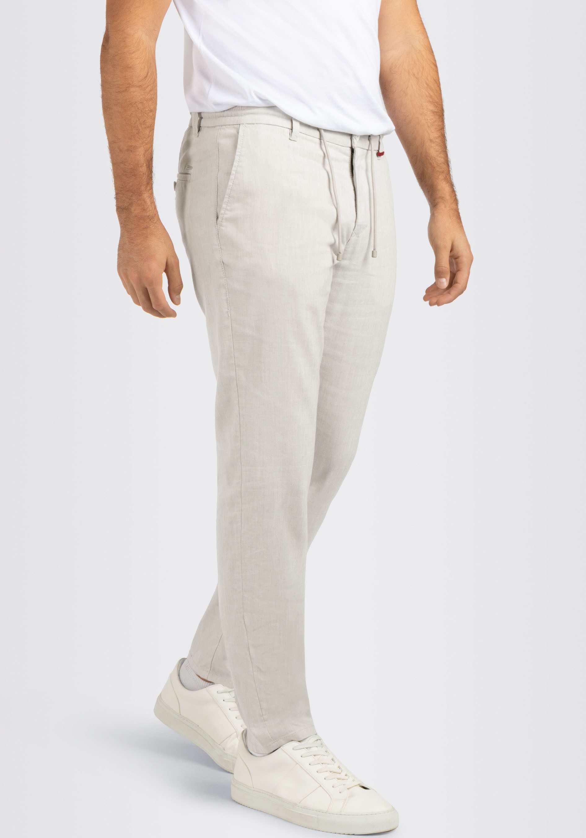 MAC Chinohose Lennox Sport Leinenstruktur – Bild 3 von 5