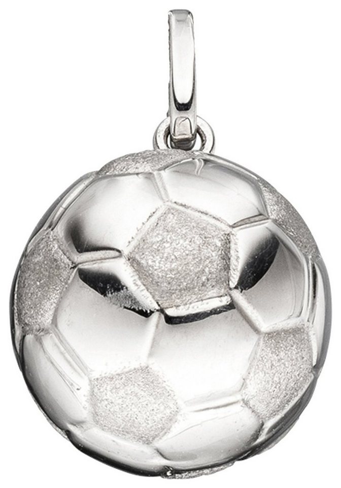 JOBO Kettenanhänger Anhänger Fußball, 925 Silber