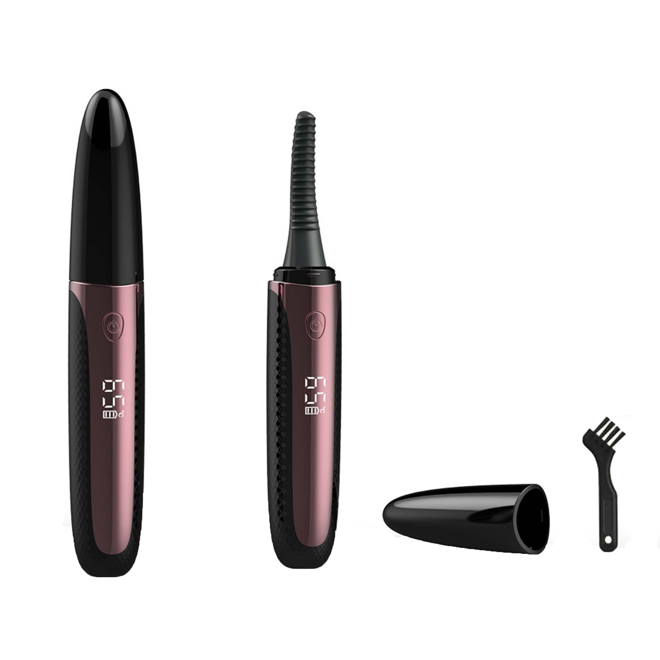 KINSI Wimpernzange USB-Beheizbare Wimpernzange, 4 Temperaturstufen, schnelles Curling, Schnelles Curling,geräuschlos, natürlicher Curl-Effekt