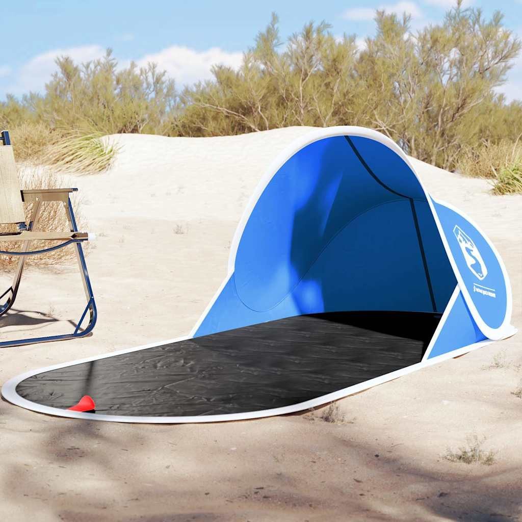 furnicato Faltzelt Strandzelt Azurblau Pop-Up Wasserdicht, günstig online kaufen