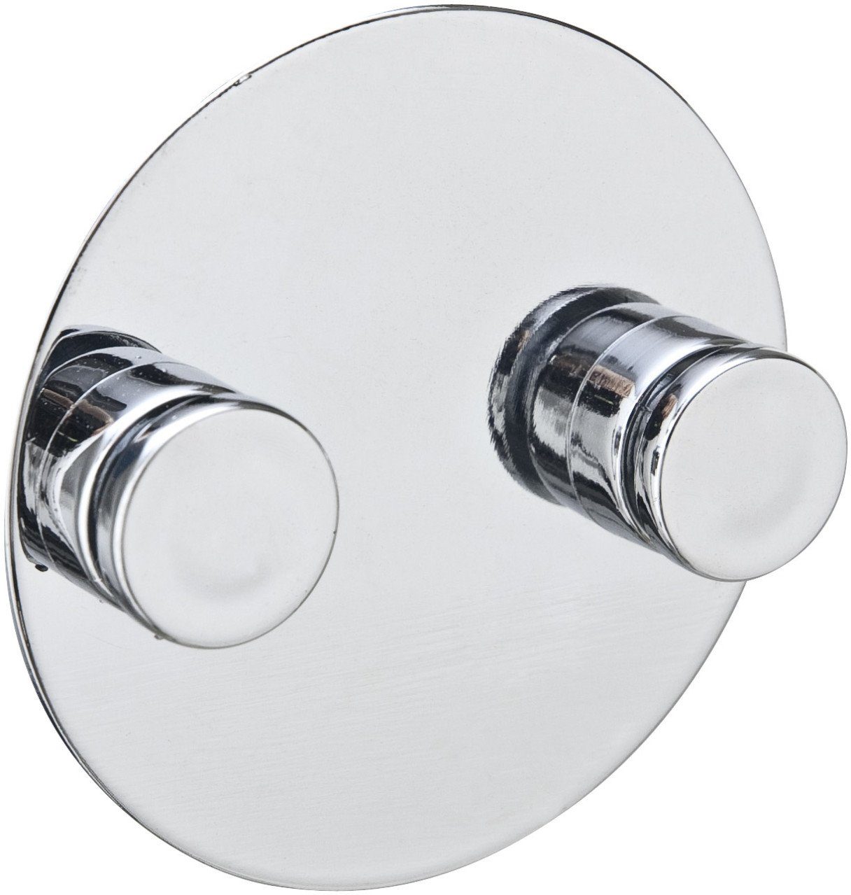 Handtuchhaken Wenko Turbo-Loc Adapter Duo Edelstahl, chrom
