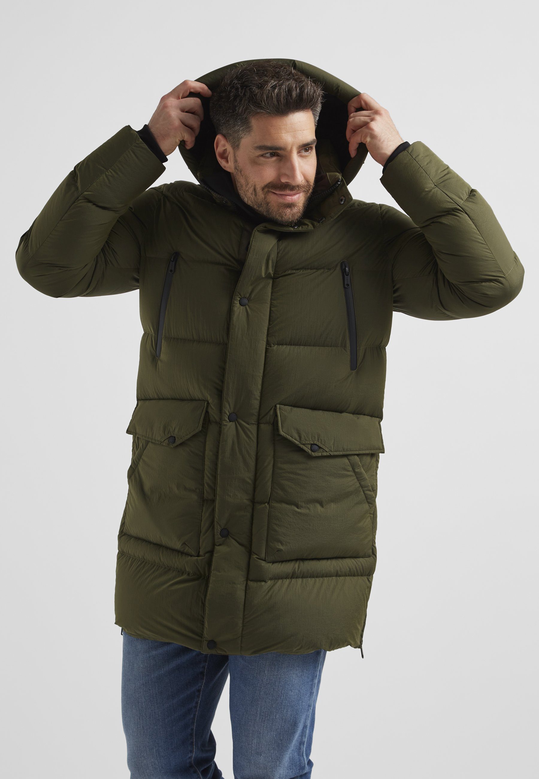 Parka MSLocarno Herren Jacke Mantel sportlich