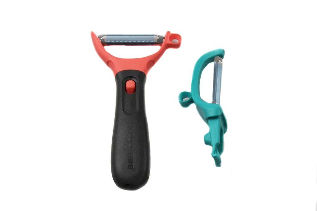 TUPPERWARE Овощечистка Овощечистки Griff + 2 Aufsätze Schälfix und Universalschäler