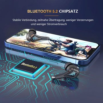 GelldG Kabellose Bluetooth Mobile Gaming Kopfhörer, Bluetooth 5.3 Kopfhörer