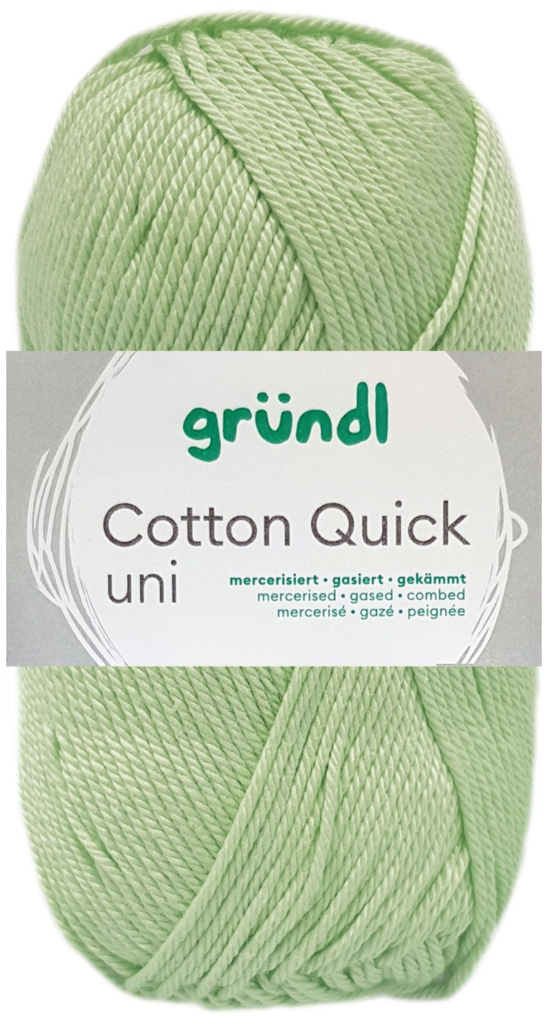Gründl 50 Gramm Gründl Cotton Quick Uni Farbauswahl Häkelwolle