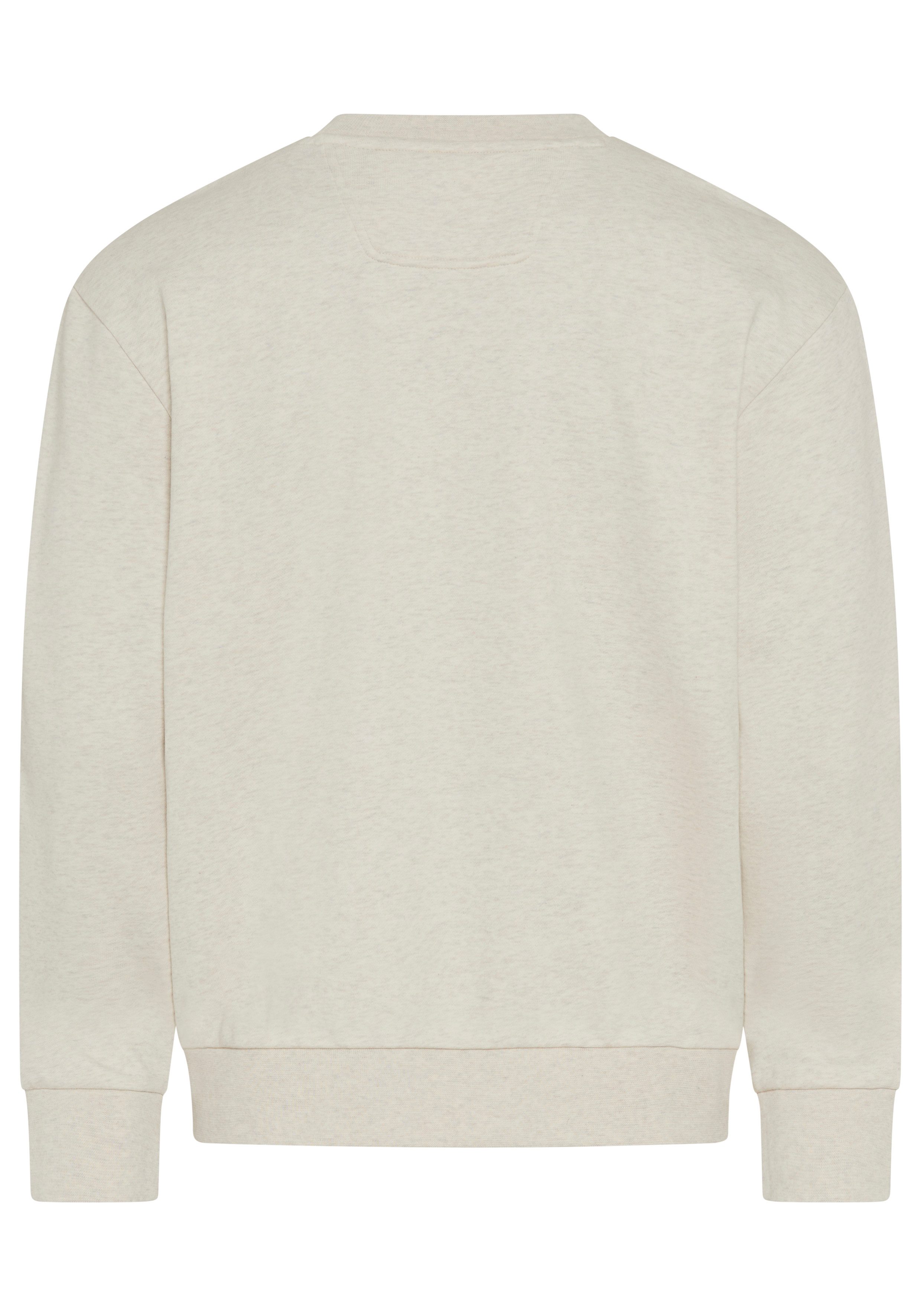 BOSS GREEN Sweatshirt Rundhalsausschnitt, Relaxed Fit, Logo-Badge