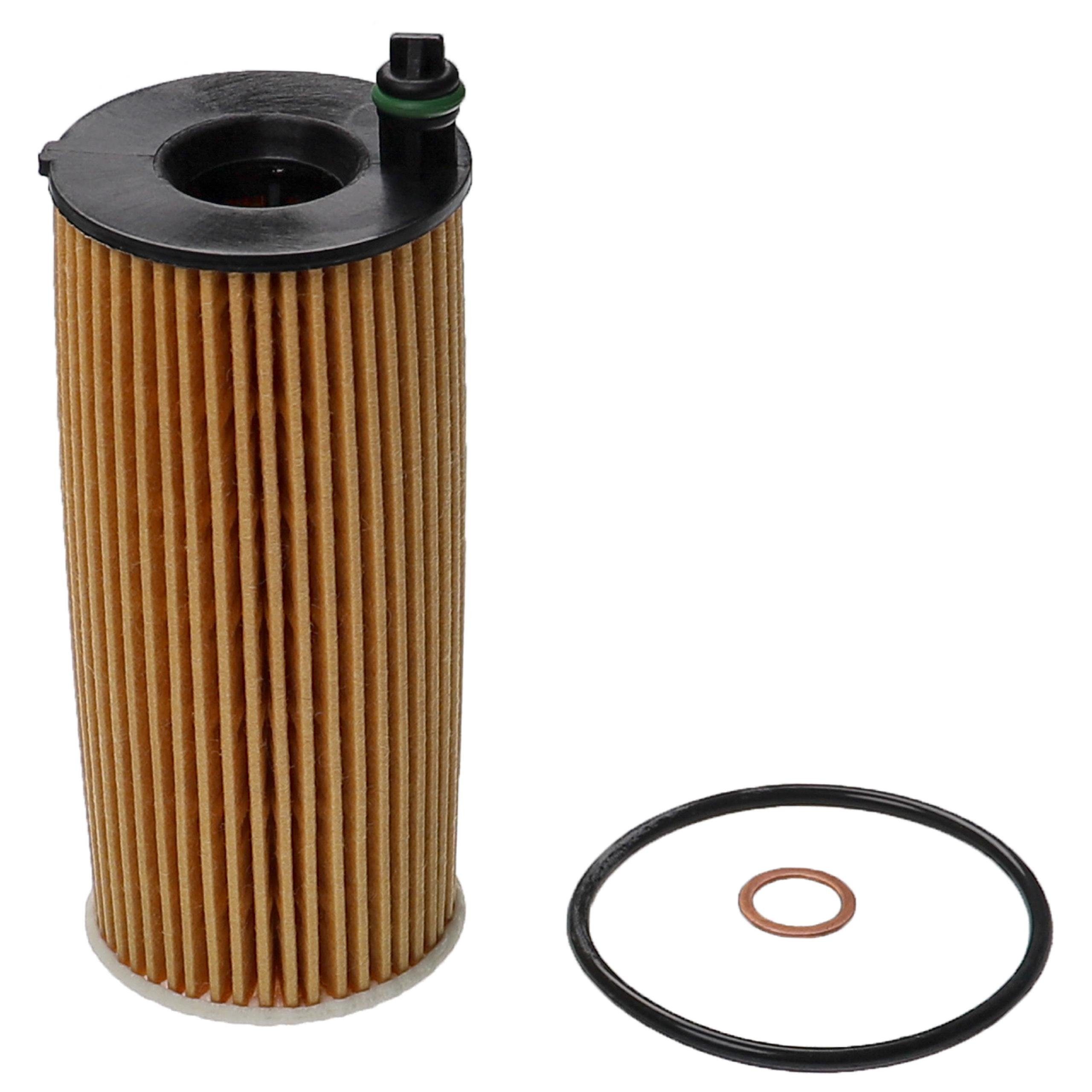 vhbw Ersatzfilter Ersatz für Masuma MFC-E473 für Auto, Zubehör für 04152-WAA01 / 11428575211 / E50301 / 33577BW / EST-10-ECO141 / 100-01-006 / MD-893 / TO-155 / 99421 / 10-ECO141 / LATI99 / LA045 / ADB112124 / BFO4272 / F 026 407 205 / FL0265 / 15-140-011 / ML4582 / EOF294 / FA4766ECO / A211029 / DL1323 / DOFX813/1D / DP1110.11.0221 / A121100067 / 1656300080 / 108280 / F-820 / OE 672/7A / CH11913ECO / 809107501 / CT02.705 / RY-R2828P / OG 157 ECO / M176 / 907 489 / E362H D313 / SO 7272 / 14442 / FO-ECO141 / 1ECO141 / OE0119 / F120301 / TO-155 / OX 813/1D / 50014893 / LFOE305 / LO-191 / 154072341447 / 154072470398 / OX 1292D / OX 813/1D / HU 6014 z / 6014/1Z-OF-PCS / MFC-E473 / MOF-3E141 / 14442 / ELH4469 / 314 322 0008 / L182 / LVFL832 / FOP301 / N1312032 / FOF-BM-032 / EOF4243.10 / PF4285 / JAPFO-ECO141 / L1049 / QFL0336 / FRO00296 / R2828P / EO-30250 / BMS99.00311 / SH 4100 P / S 5188 PE Universal, Einfache Installation