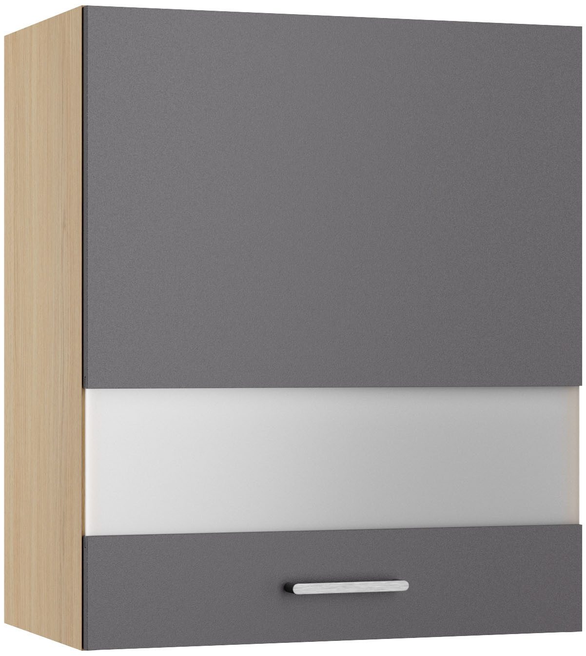 KOCHSTATION Hängeschrank KS-Lucy Breite 60 cm, mit 1 Segmentglastür, 2 Einlegeböden, Soft-Close