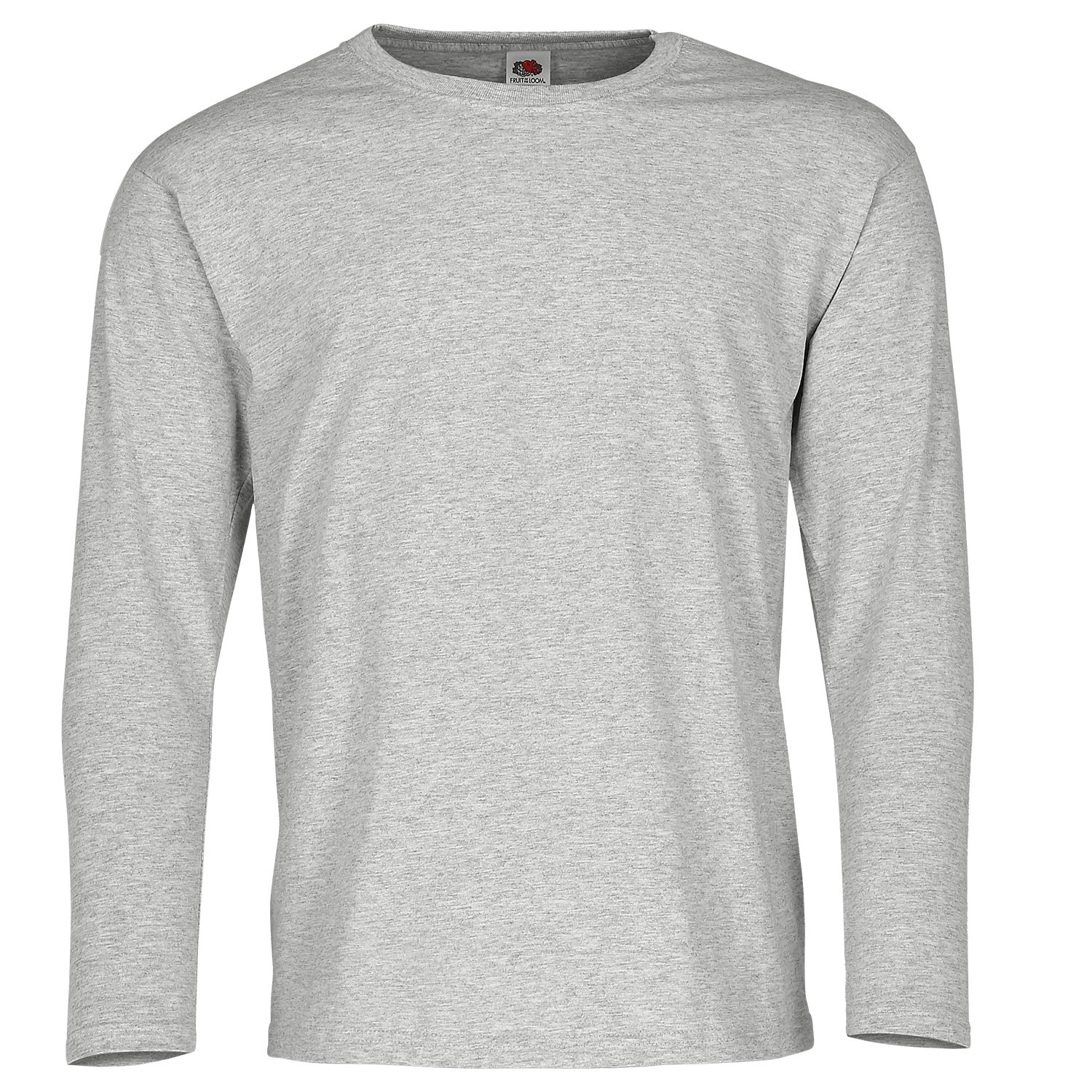 Fruit of the Loom Longsleeve Fruit of the Loom Valueweight Long Sleeve T graumeliert