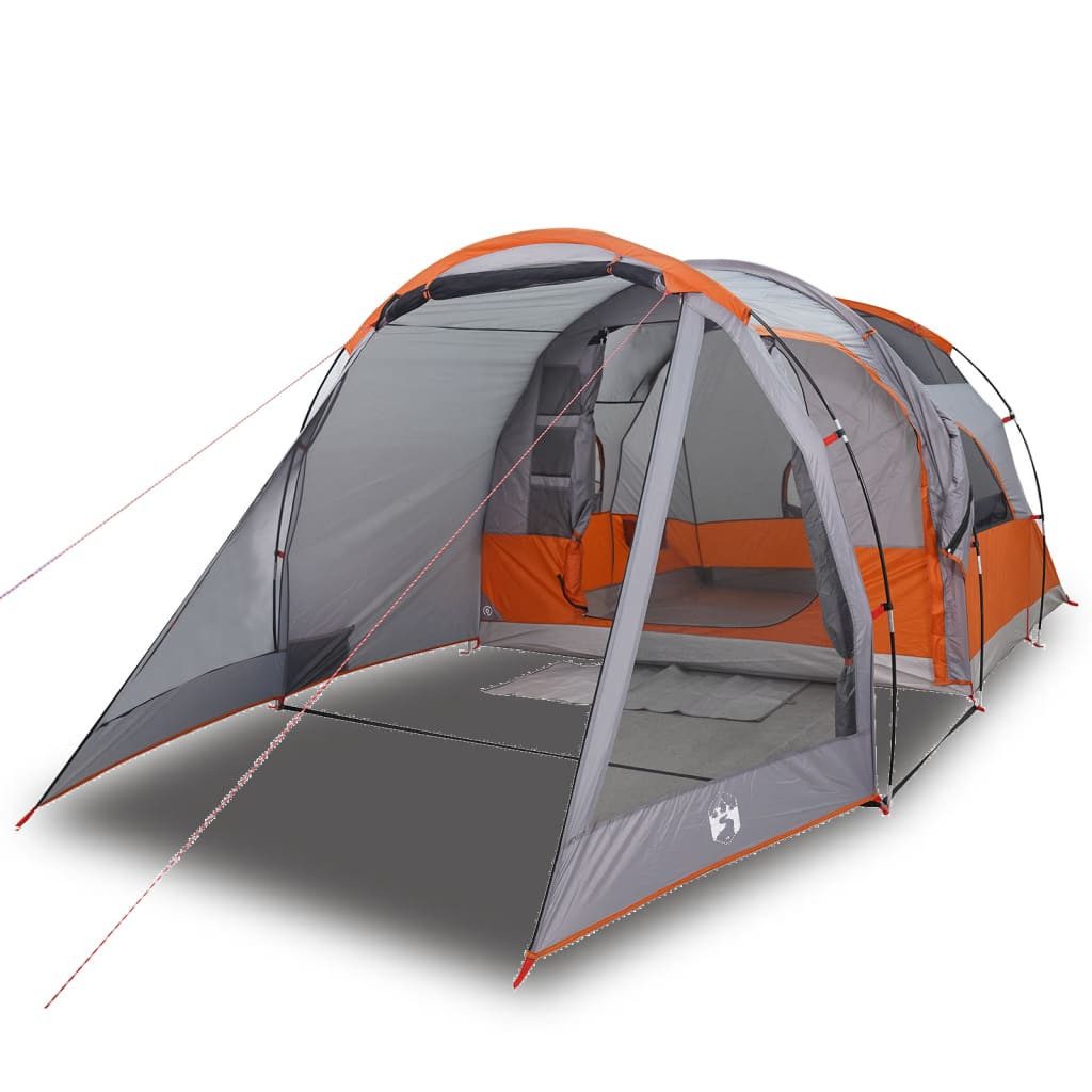 Kuppelzelt Zelt Campingzelt Tunnelzelt Familienzelt 4 Personen Grau Wasserdicht