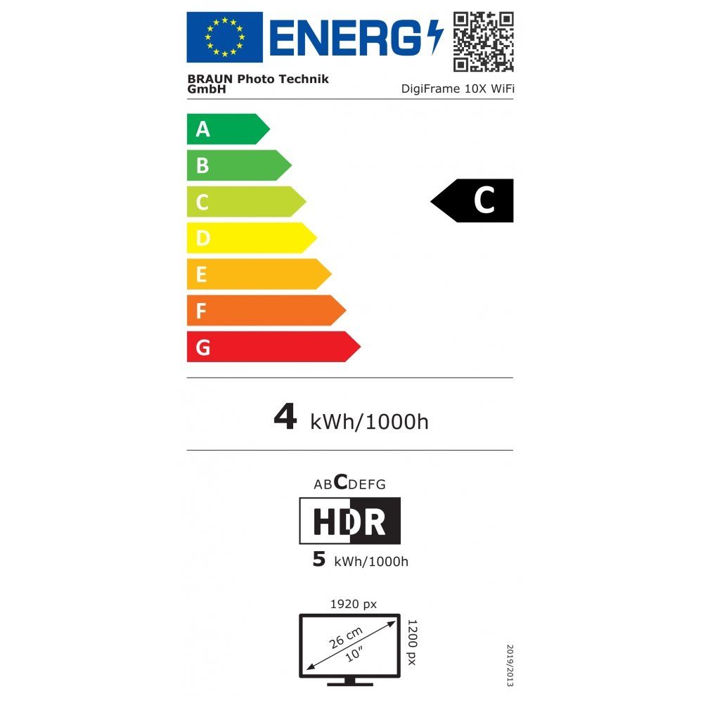 - Bilderrahmen 10X WiFi schwarz - Phototechnik Bilderrahmen Digitaler Digitaler Braun DigiFrame