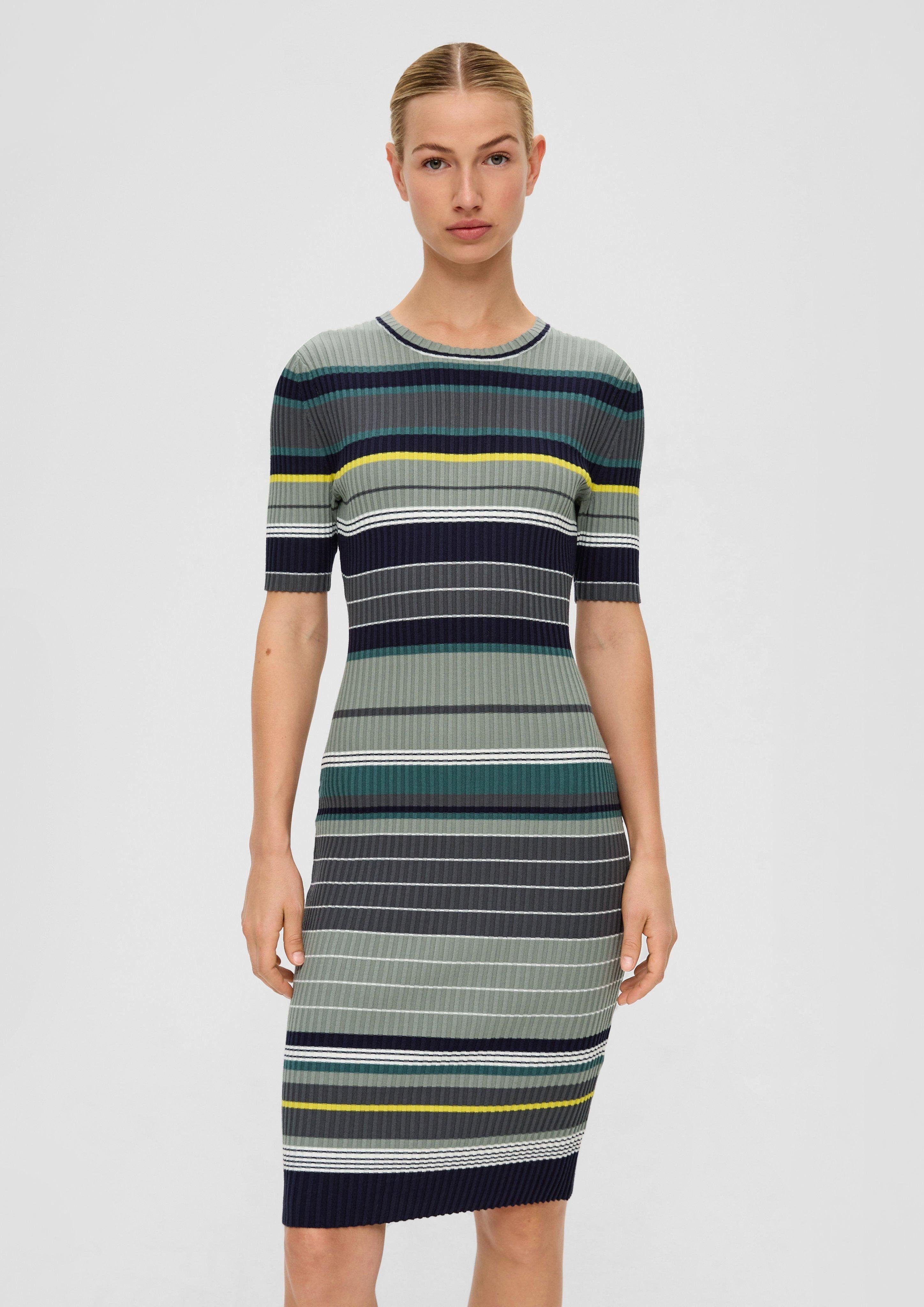 Minikleid Rippkleid aus Viskosemix