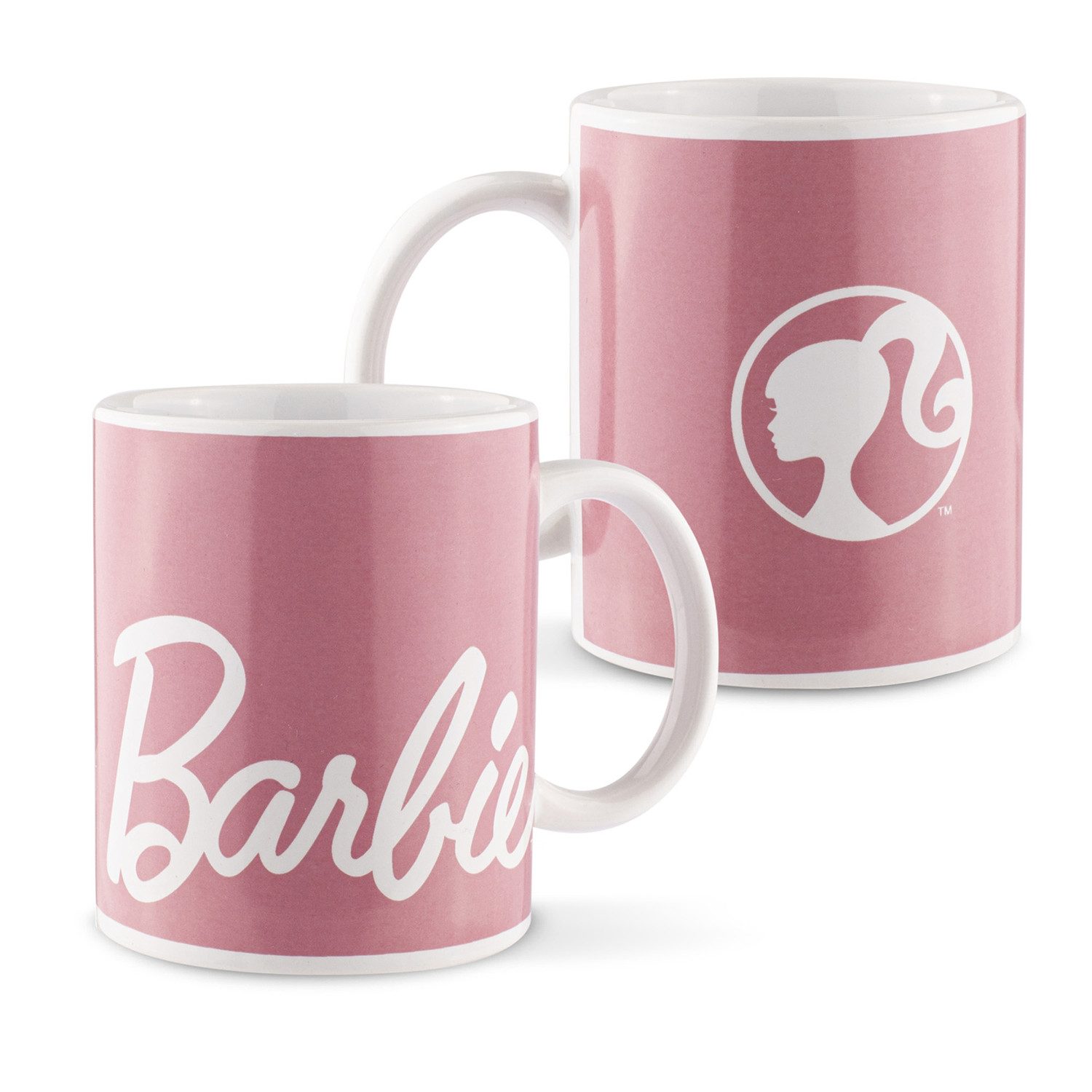 Barbie Plüschfigur Barbie Tasse 350ml - Pinke Keramiktasse mit Barbie-Motiv günstig online kaufen
