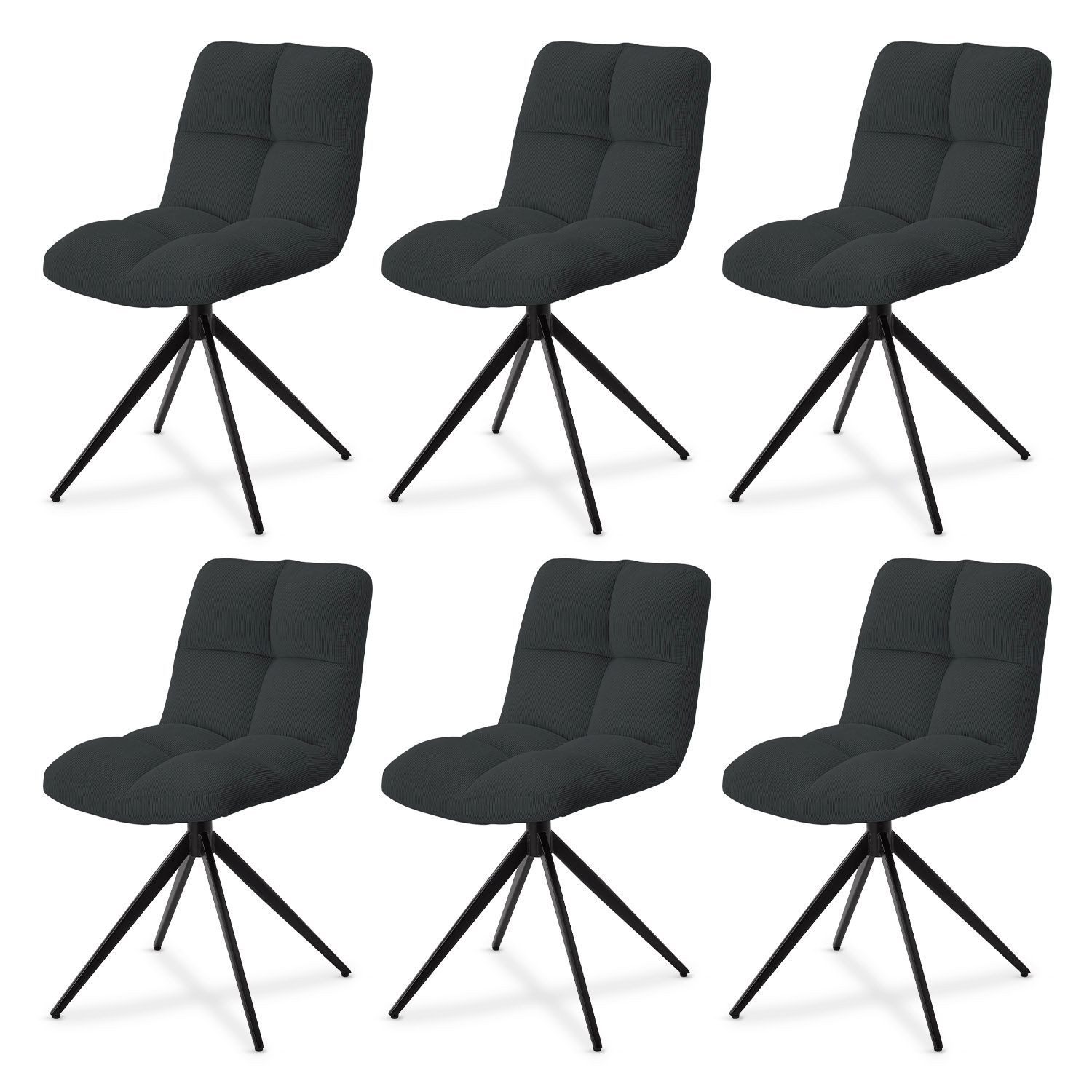 Juskys Esszimmerstuhl Dallas (6 St), 6er günstig online kaufen