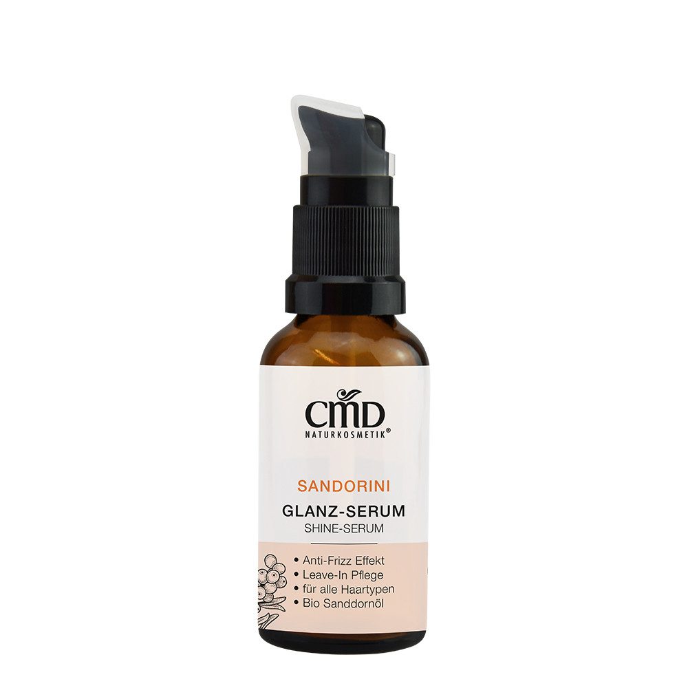 CMD Naturkosmetik Haarserum Sandorini Glanz Serum – Anti-Frizz Leave-In Pflege – Bio Sanddornöl