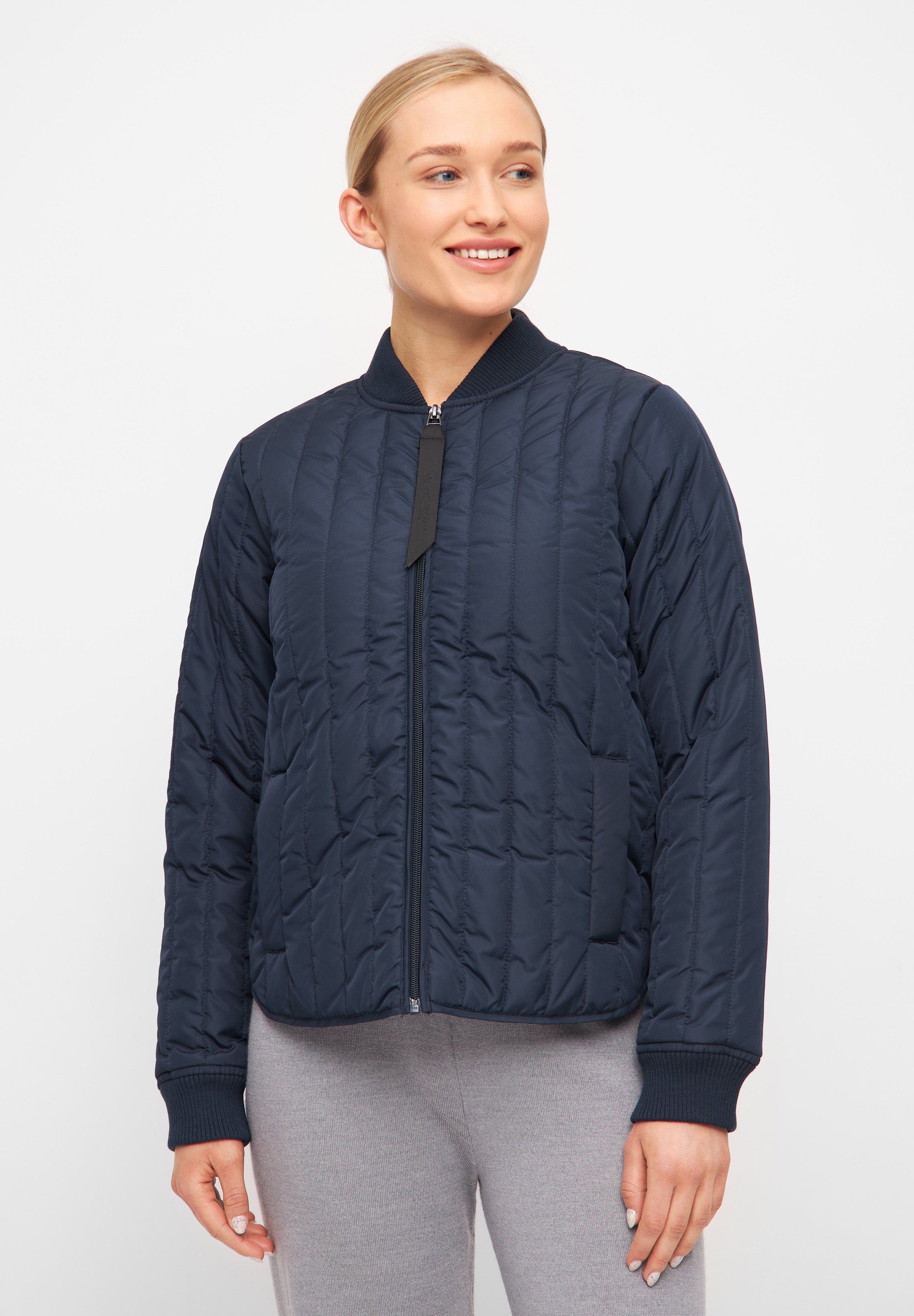 Louisa basic navy Steppjacke Design apparel Danish