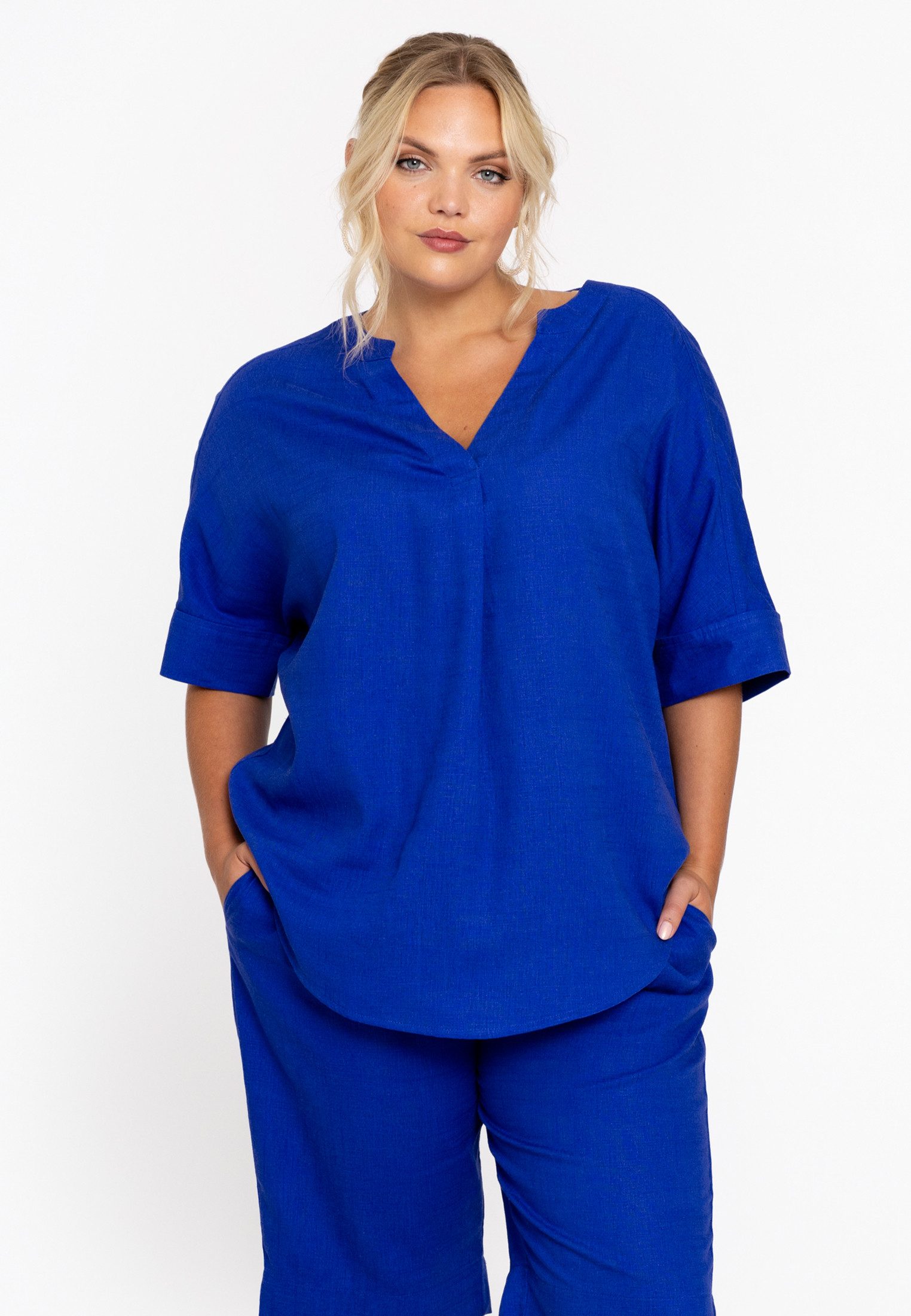 YOEK Tunika Damen Tunika mit Kurzarm günstig online kaufen