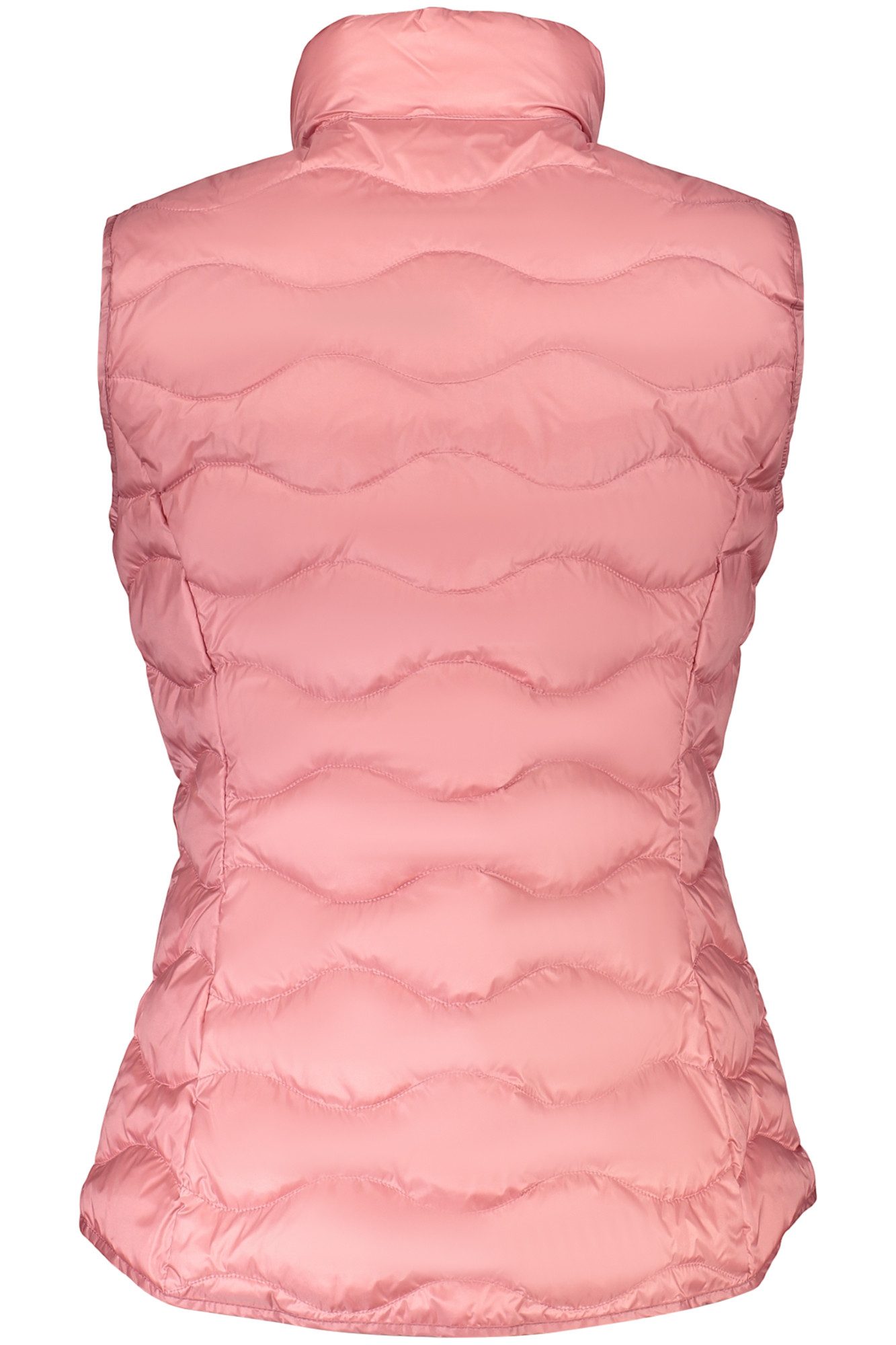 Blauer Outdoorjacke Ärmellose Damenweste in Rosa, schlank, leicht, mit 4 Taschen