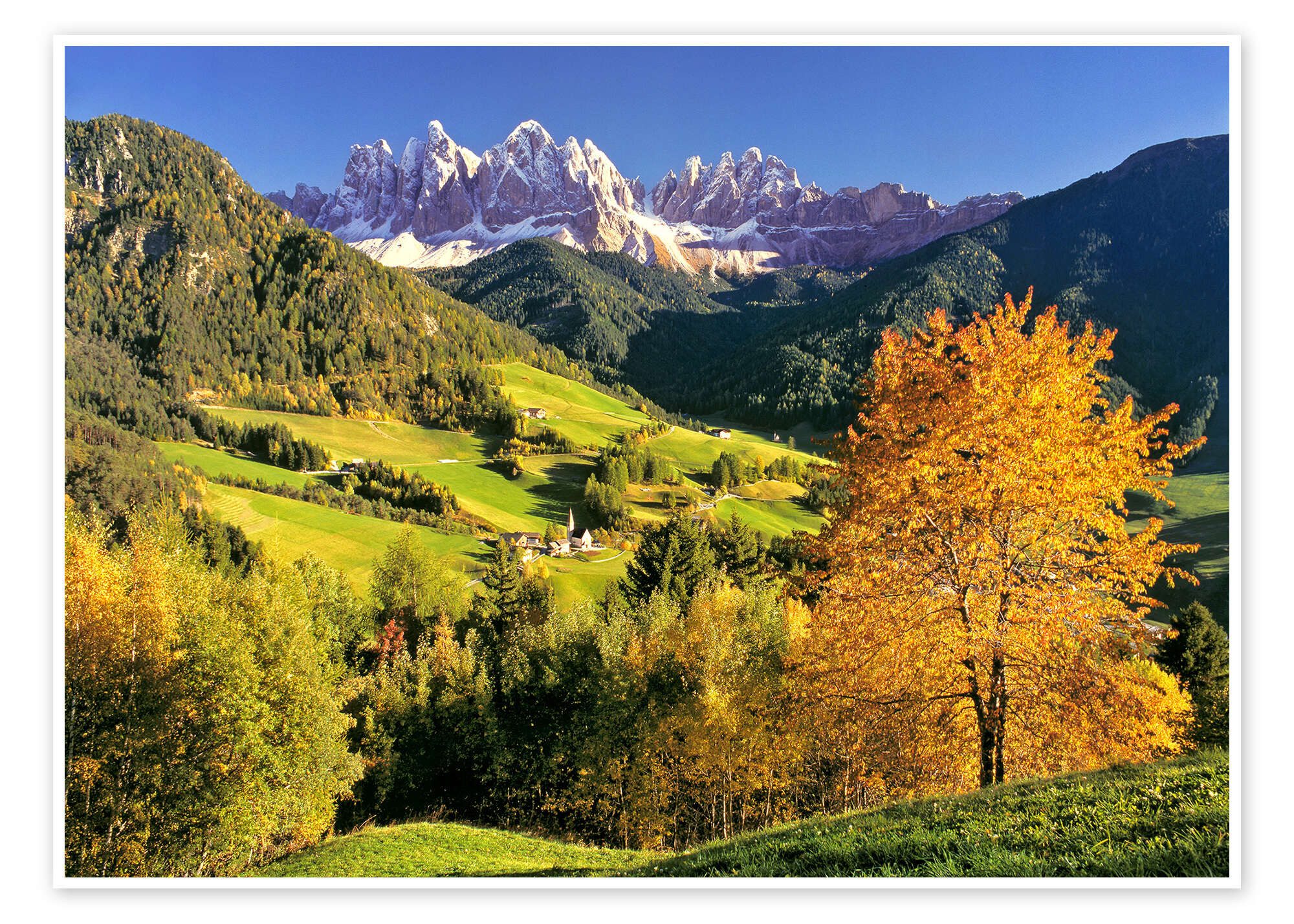 Posterlounge Wandbild Das Dorf von Santa Magdalena, Ric Ergenbright, erhältlich als Poster, Leinwandbild, Wandsticker oder Acrylglasbild