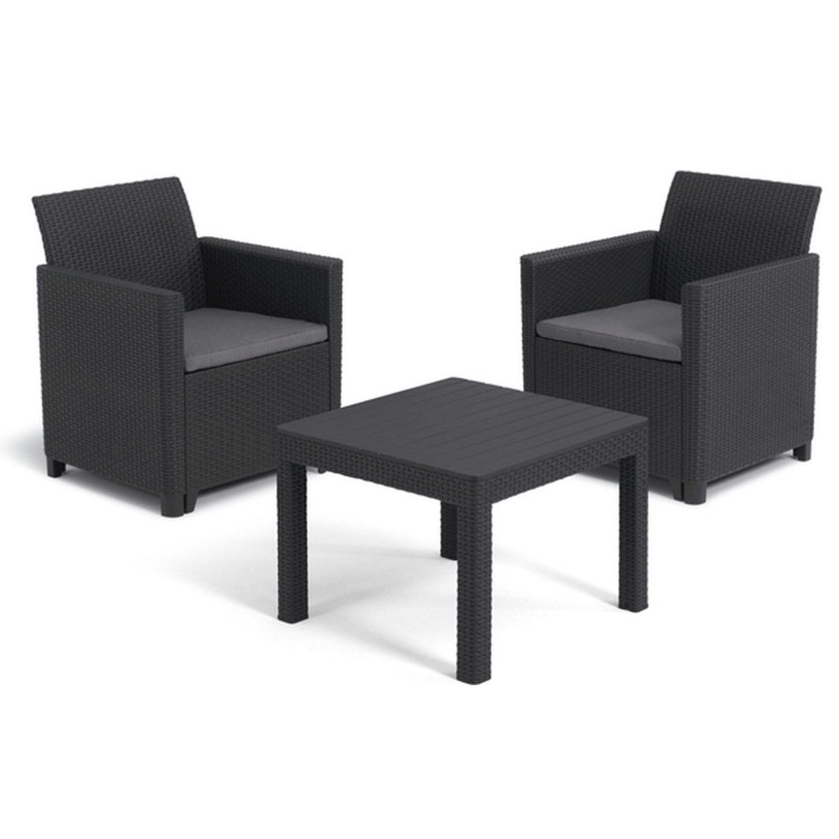 Keter Balkonset "Marie", graphite, Polyrattan