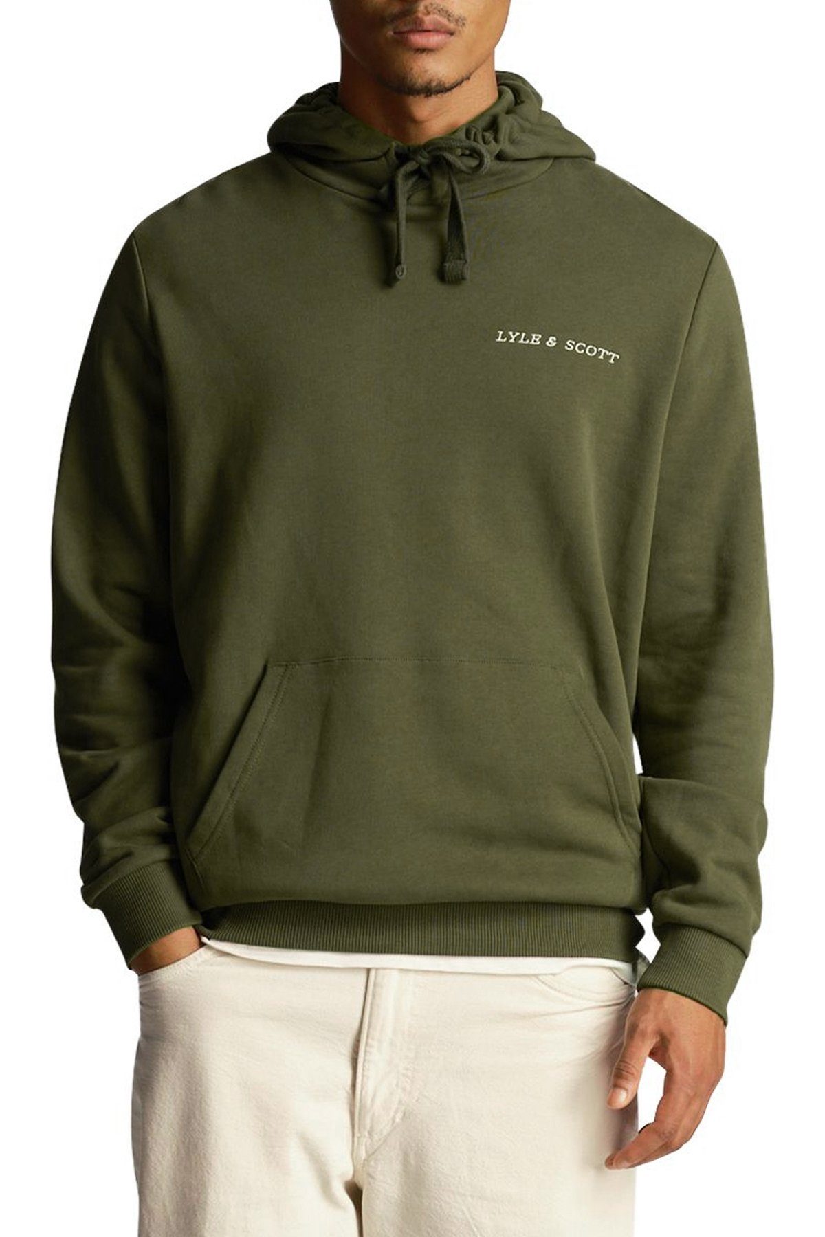 Lyle & Scott Hoodie Mit Logodruck Olivgrün