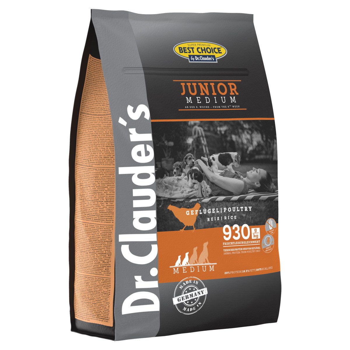 Dr. Clauder's Best Choice Junior Medium Breed 4 kg, Nassfutter für: Hund