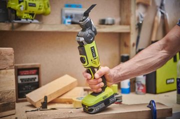 Ryobi Akku-Multifunktionswerkzeug ONE+, R18MT-0, Akku-Multitool 18 V, Mehrzwecktool, 18,00 V, 18 V V, Akku und Ladegerät sind nicht im Lieferumfang enthalten, ohne Akku und Ladegerät