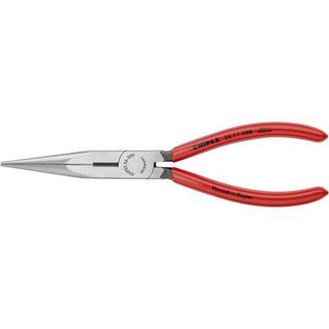 Knipex Flachrundzange Flachrundzange mit Schneide (Storchschnabelzange