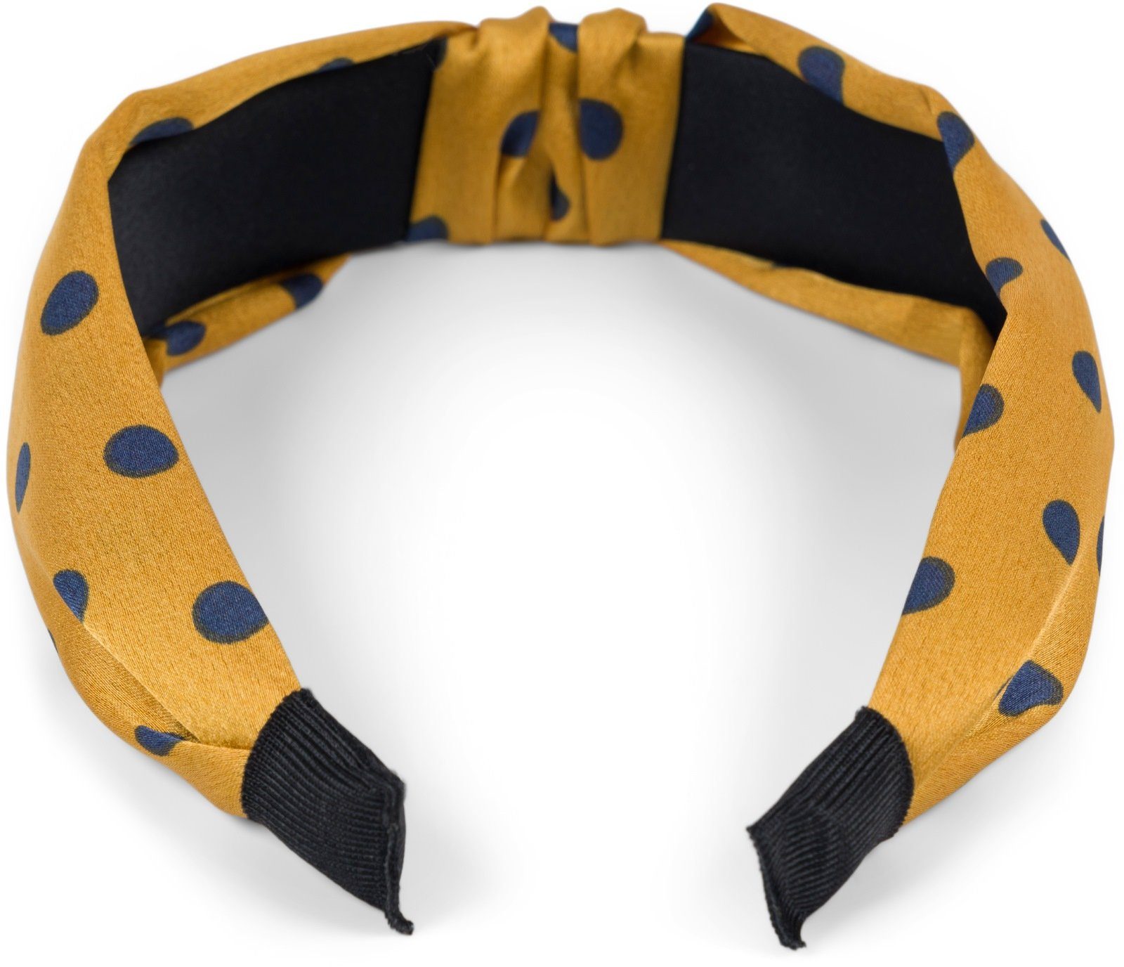 styleBREAKER Haarband, 1-tlg., Haarreif gepunktet mit Knoten Rockabilly