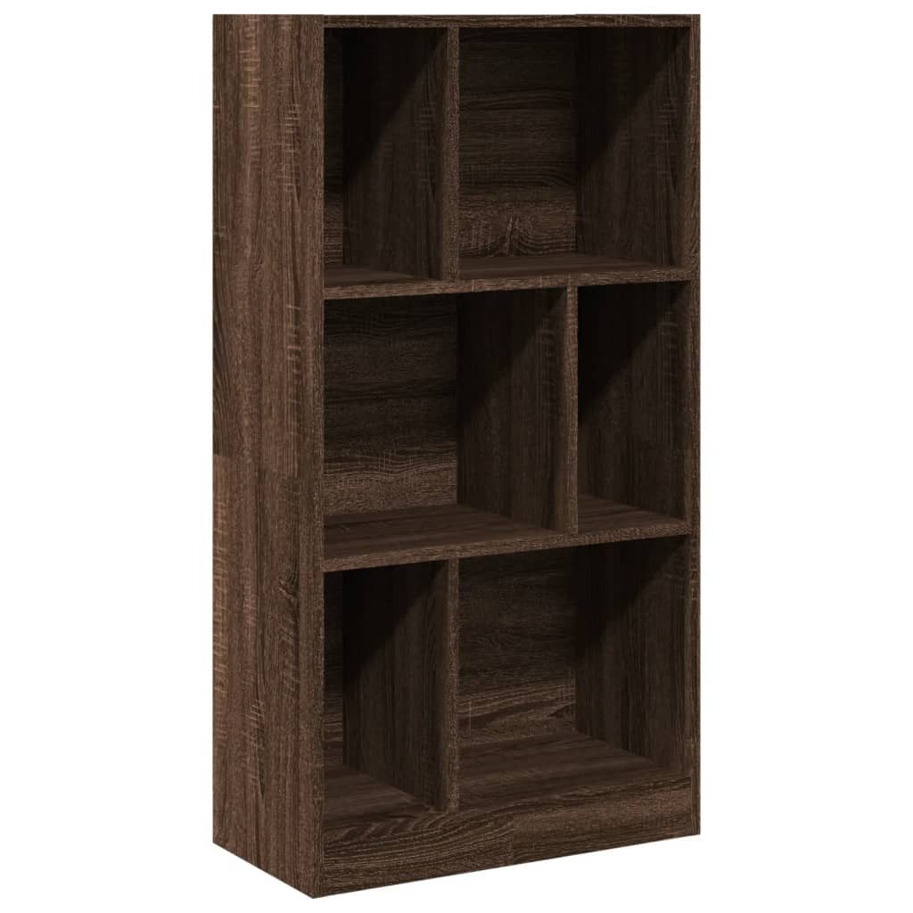 vidaXL Bücherregal Bücherregal Braun Eichen-Optik 57x28,5x107,5 günstig online kaufen