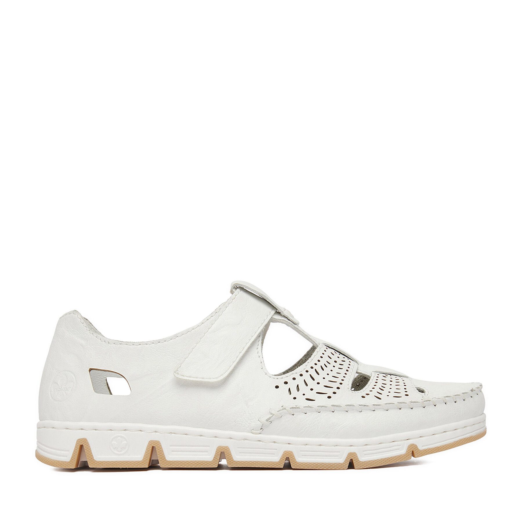 Rieker Rieker Damen-Sneaker, niedrig, weiß, 49958-81 Stiefel