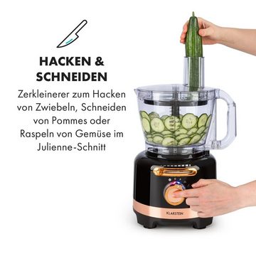 Klarstein Küchenmaschine mit Kochfunktion Luca, 1000 W, 3 l Schüssel, Standmixer Food Processor Teigmaschine