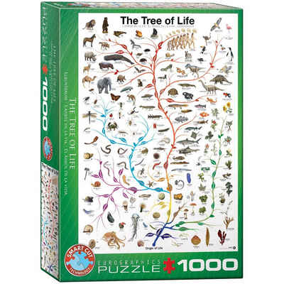 empireposter Puzzle Der Baum des Lebens - 1000 Teile Puzzle Format 68x48 cm., 1000 Puzzleteile