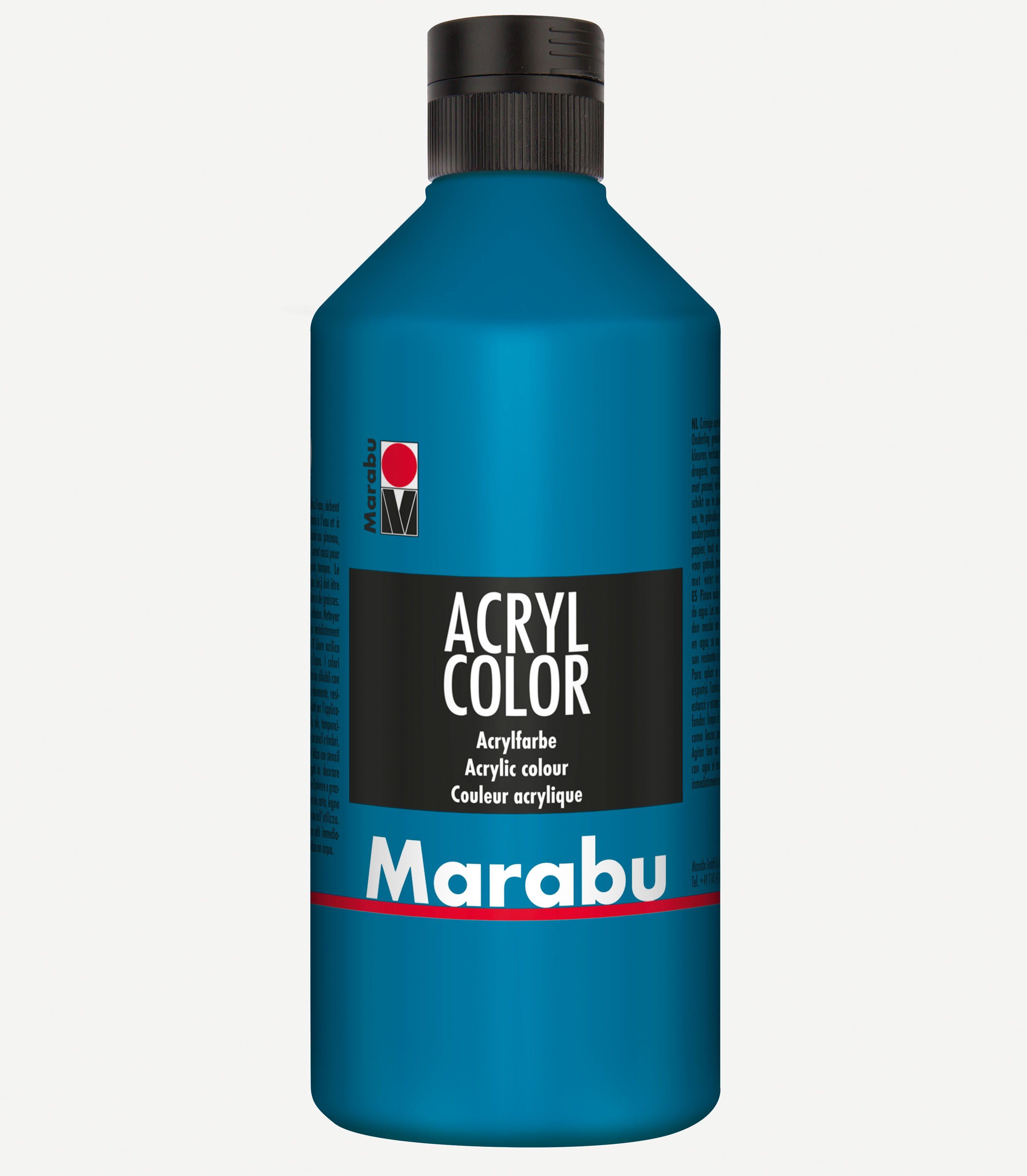 Marabu Acrylfarbe Marabu Acrylfarbe Acryl Color, 500 ml, cyan 056