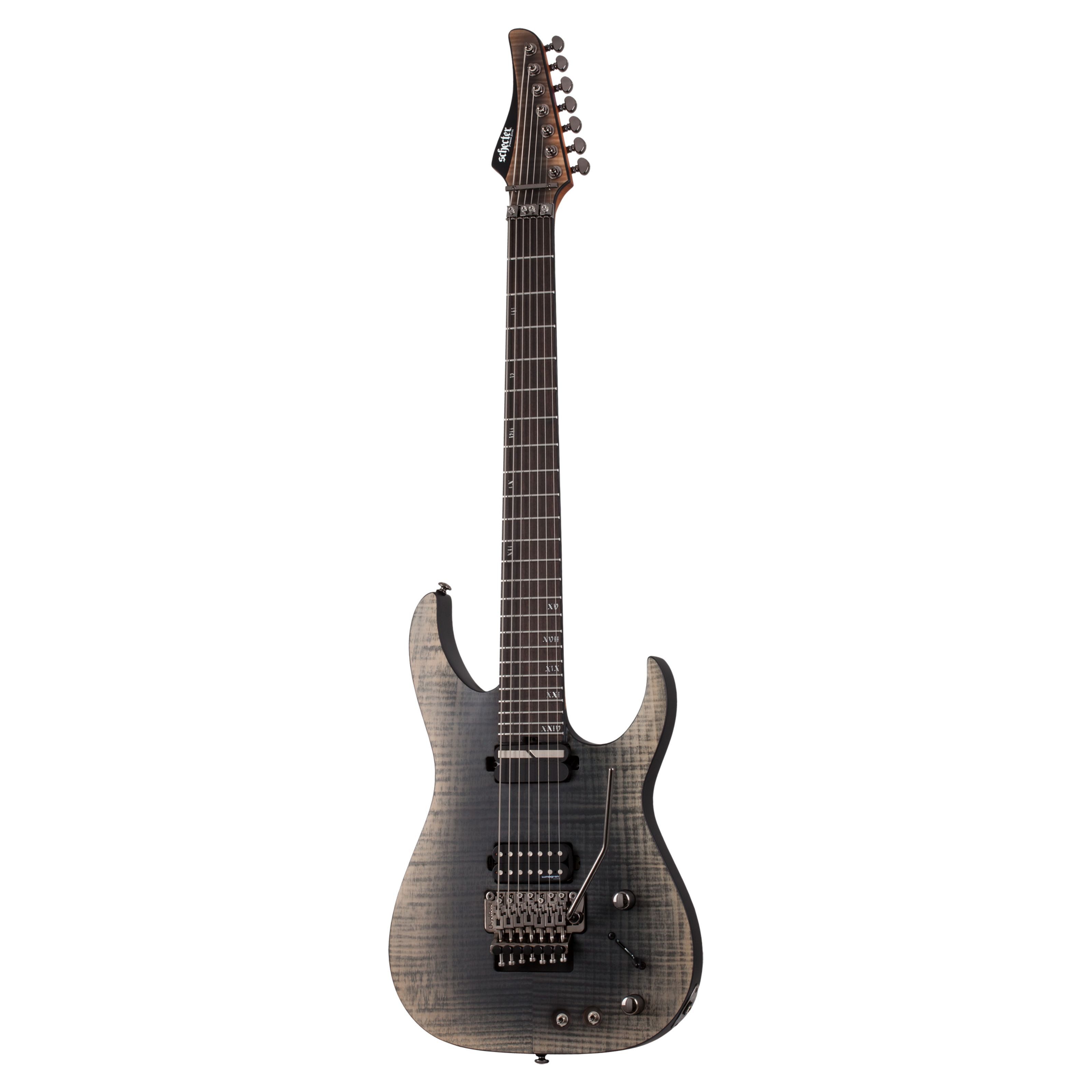 Schecter E-Gitarre, E-Gitarren, ST-Modelle, Banshee Mach-7 FR S Fallout Burst - E-Gitarre