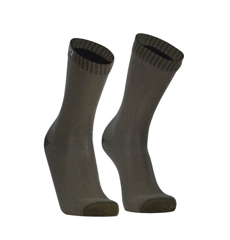 Sportsocken Ultra Thin Bamboo wasserdicht olive - 1 Paar